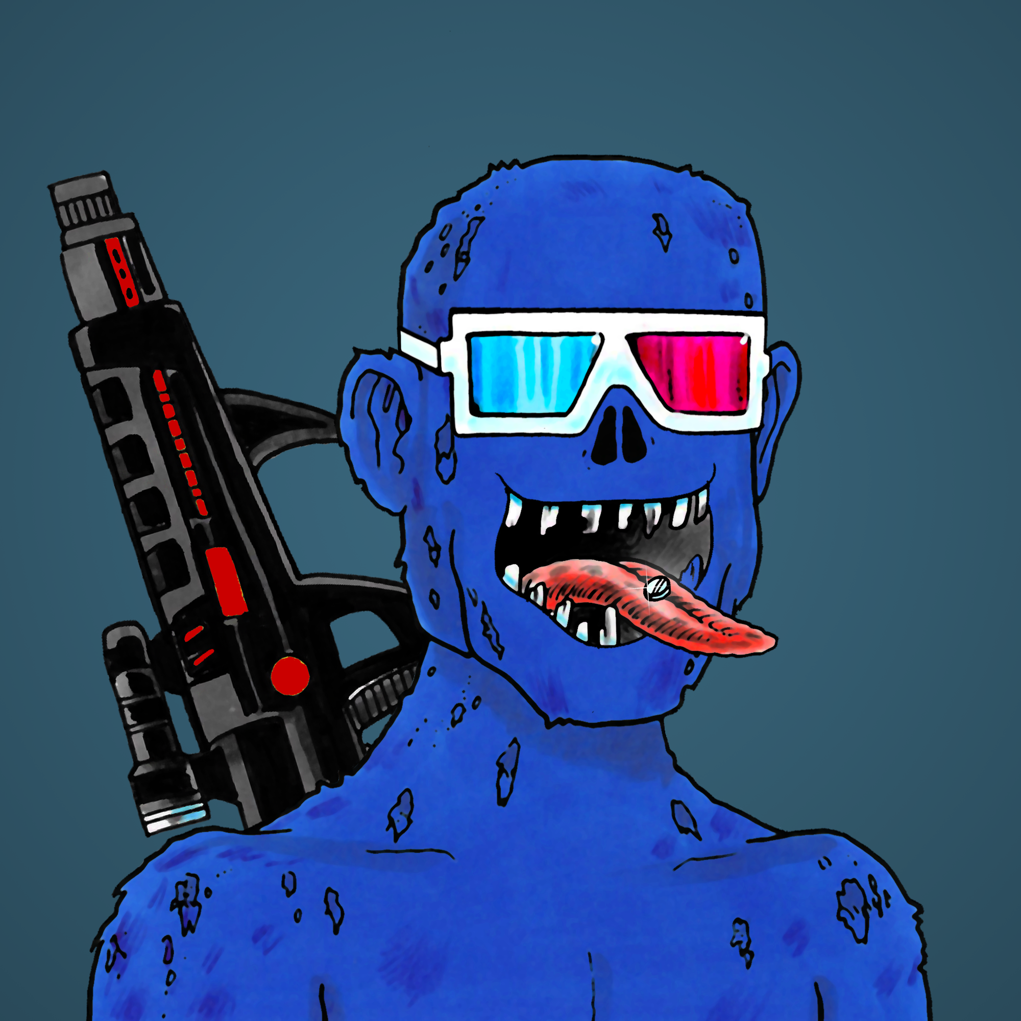 George Trosley - Jungle Freaks - Jungle Freak 5178 - NFT # 5178