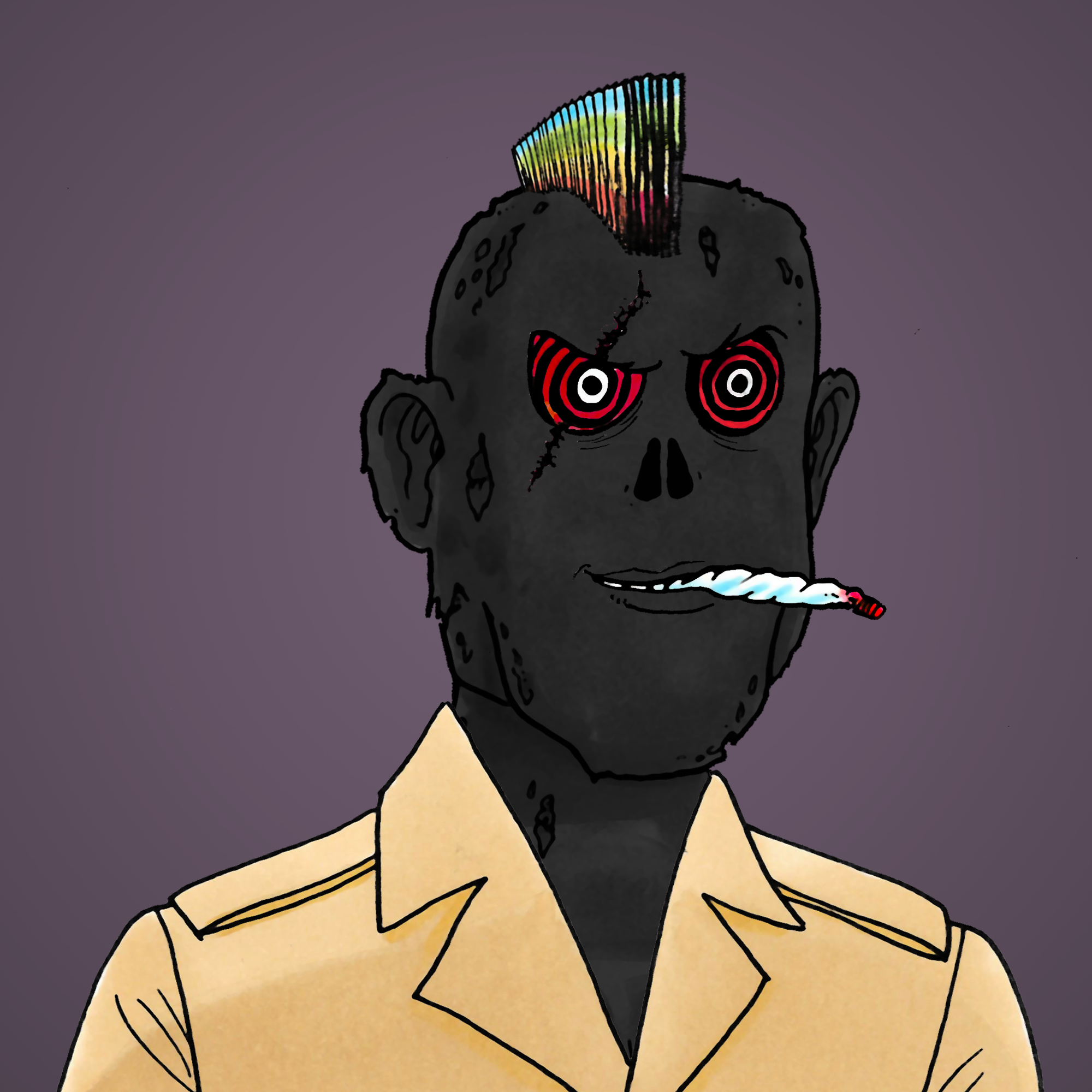 George Trosley - Jungle Freaks - Jungle Freak 5181 - NFT # 5181