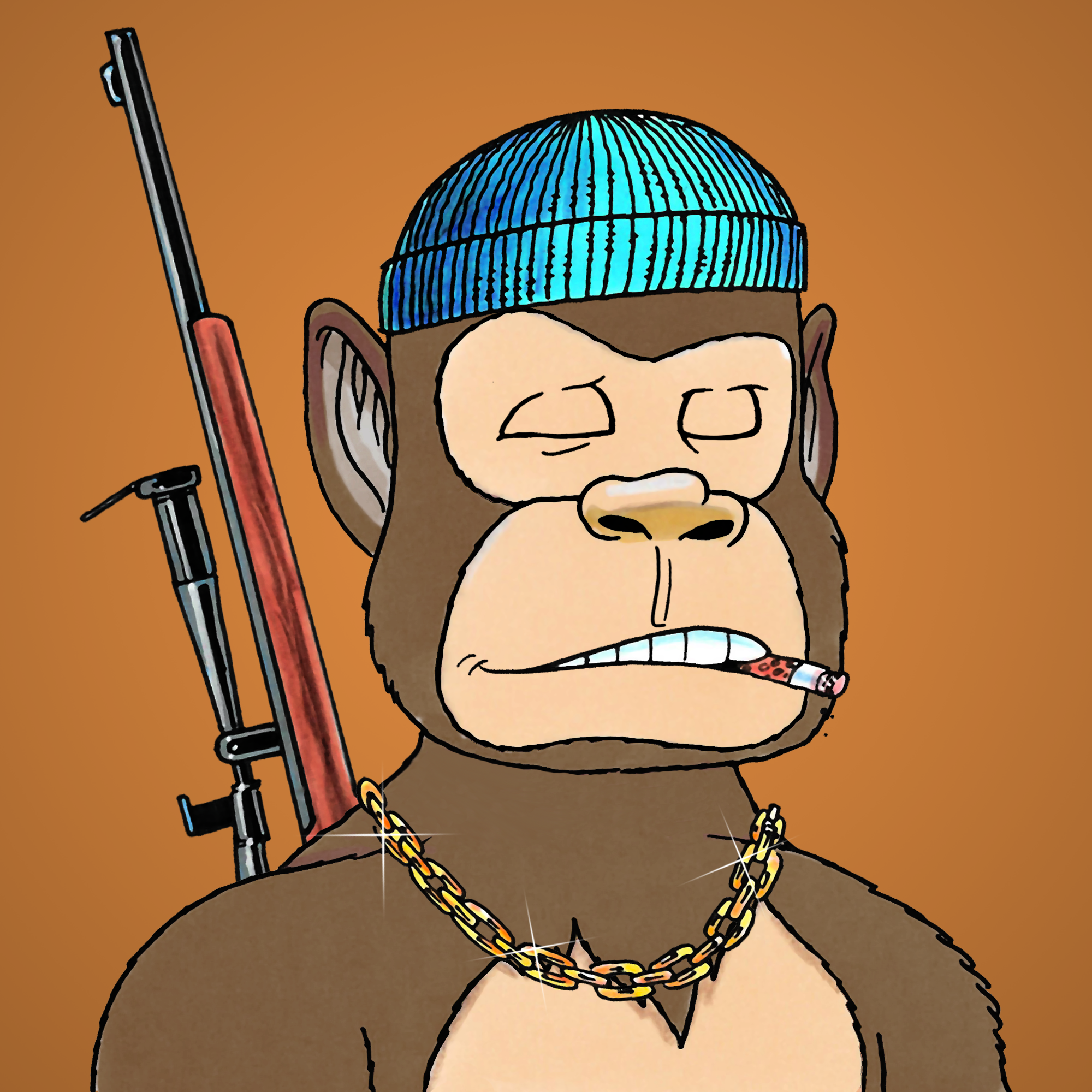 George Trosley - Jungle Freaks - Jungle Freak 5182 - NFT # 5182