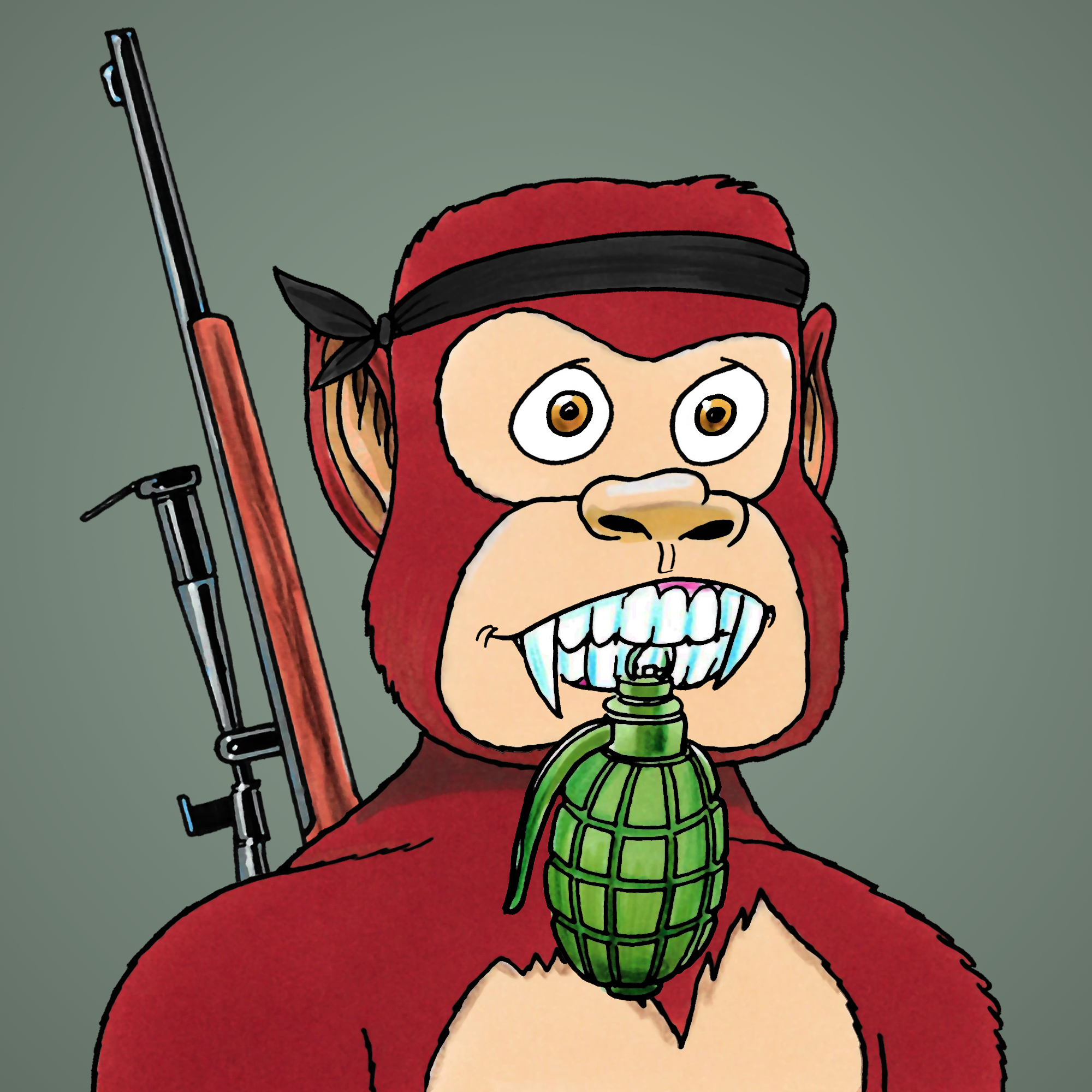 George Trosley - Jungle Freaks - Jungle Freak 5188 - NFT # 5188