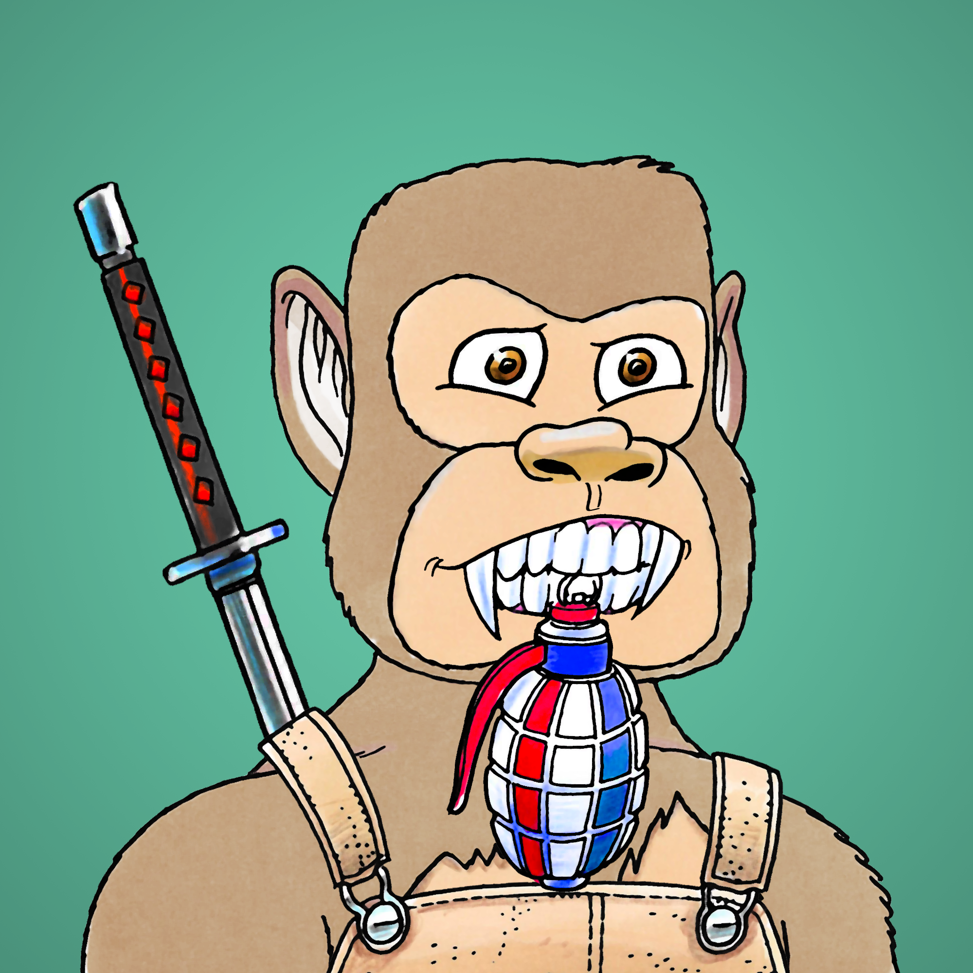 George Trosley - Jungle Freaks - Jungle Freak 5193 - NFT # 5193