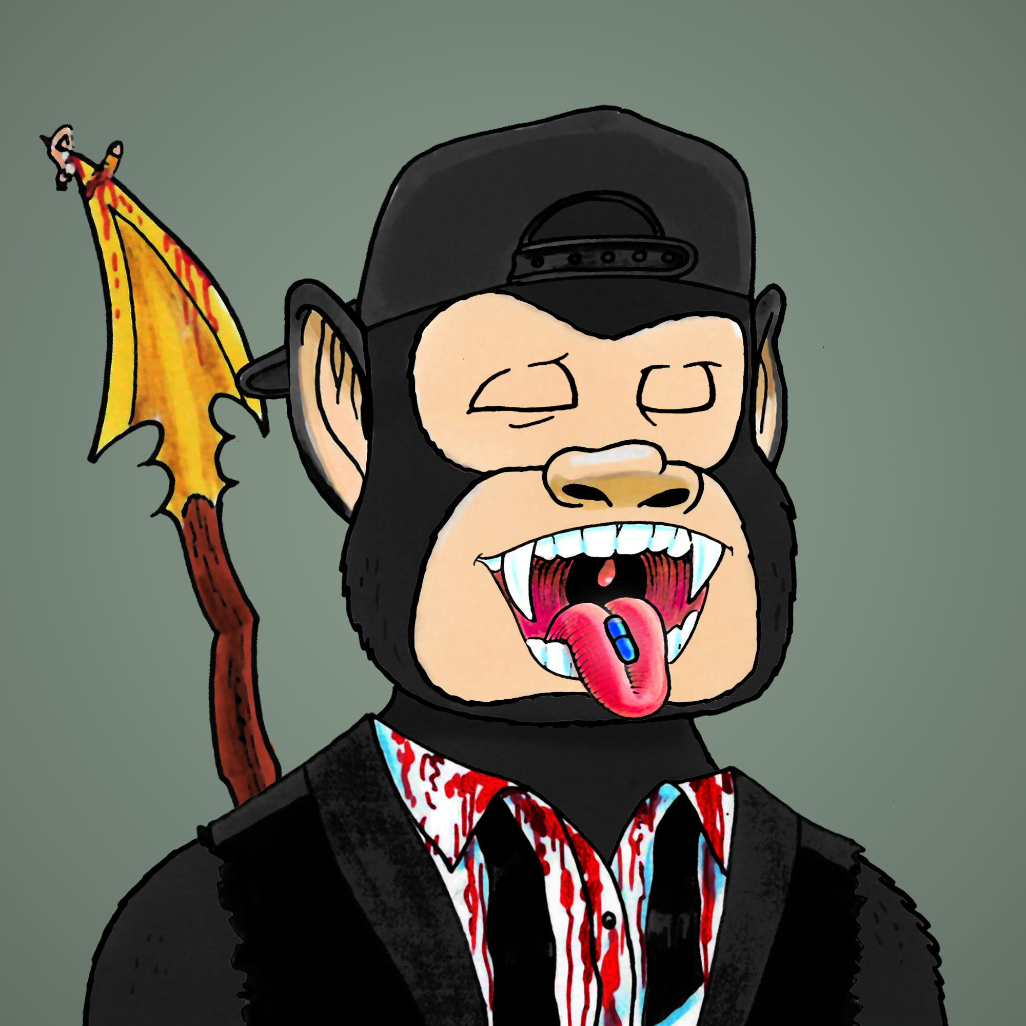 George Trosley - Jungle Freaks - Jungle Freak 5194 - NFT # 5194