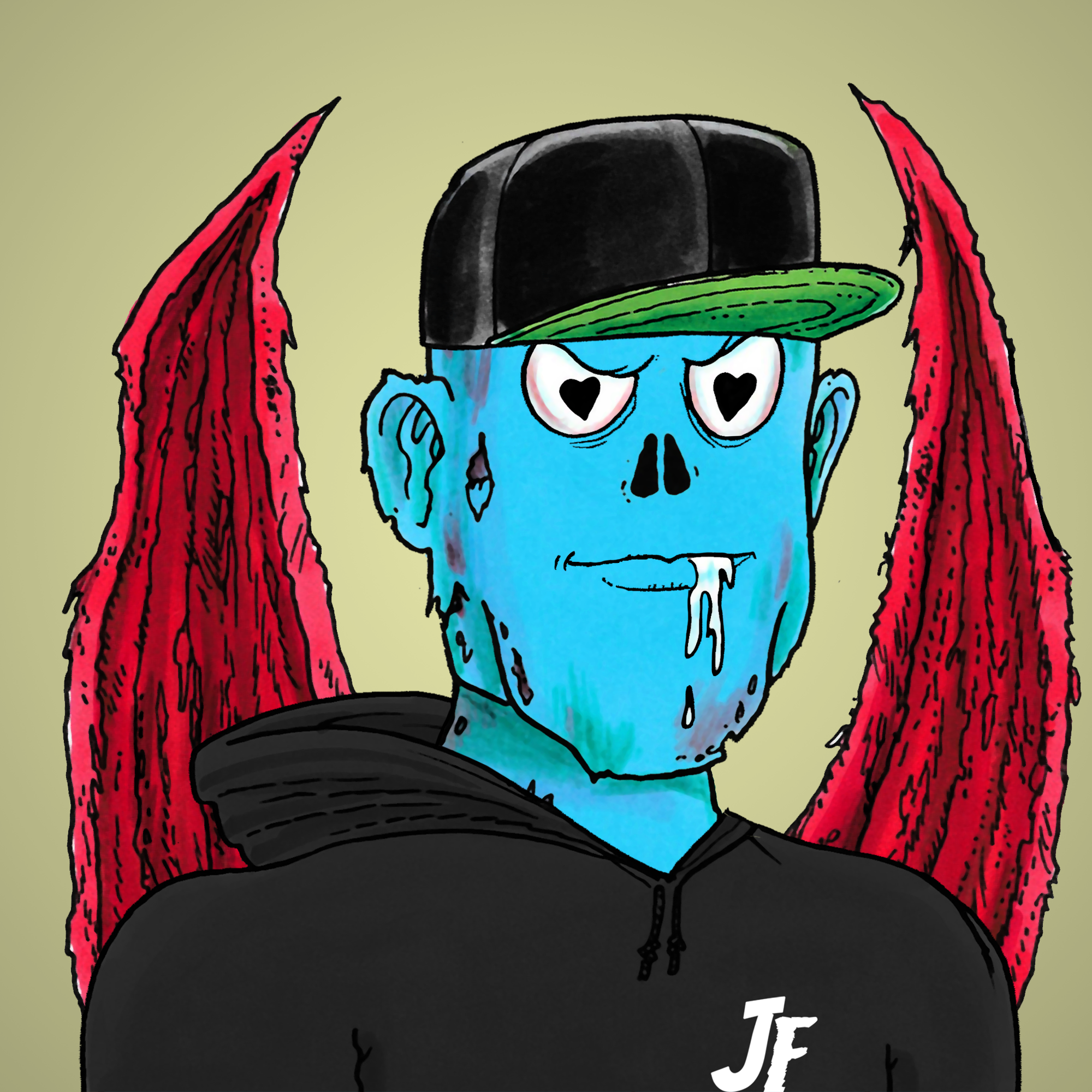 George Trosley - Jungle Freaks - Jungle Freak 5196 - NFT # 5196