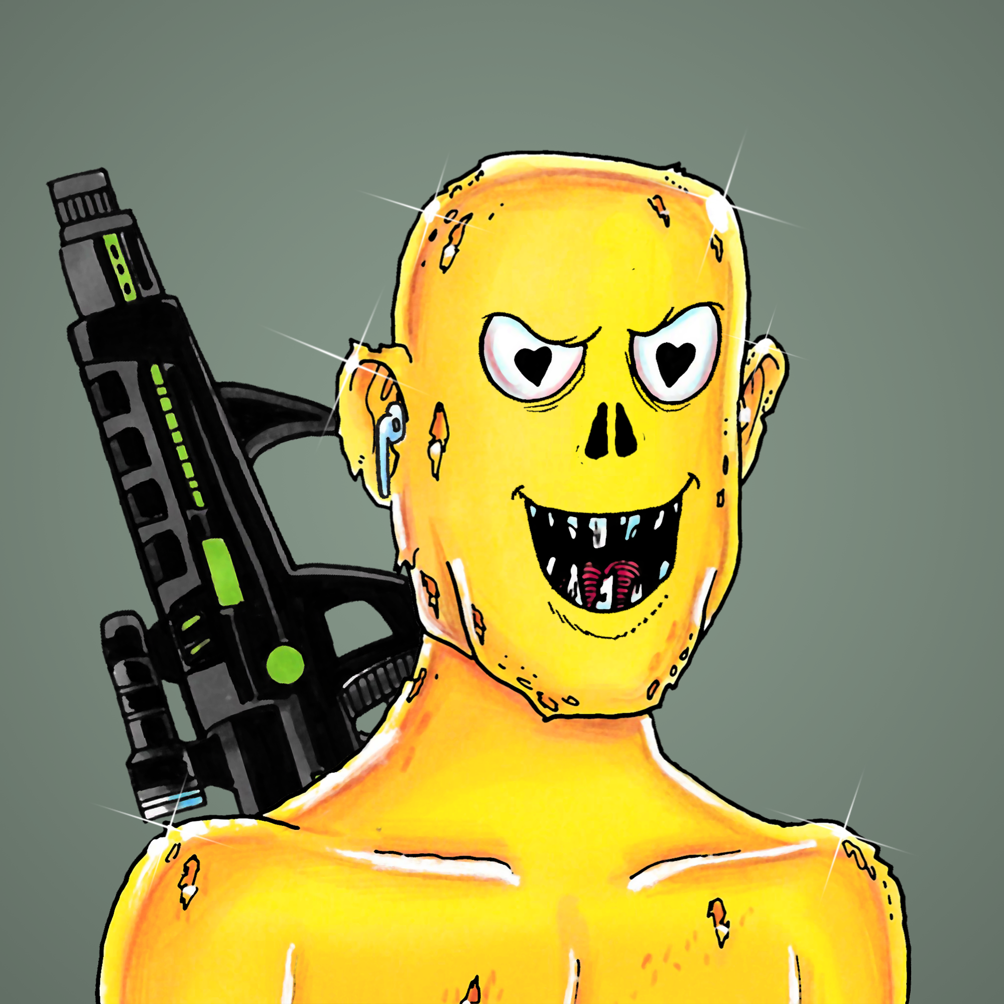 George Trosley - Jungle Freaks - Jungle Freak 5197 - NFT # 5197