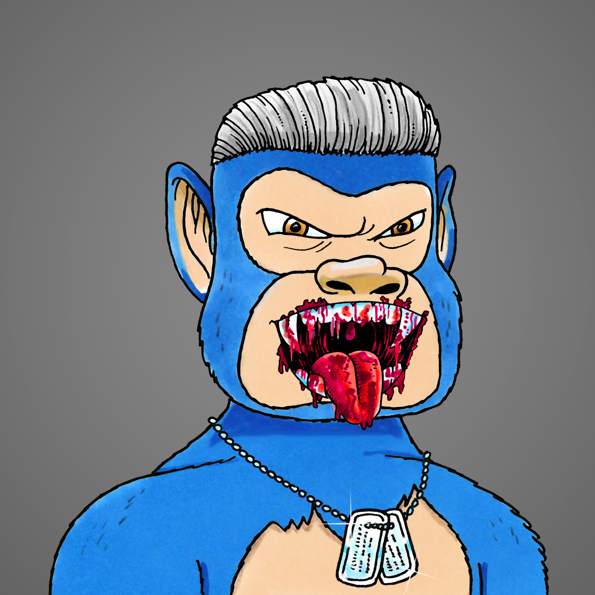 George Trosley - Jungle Freaks - Jungle Freak 5198 - NFT # 5198