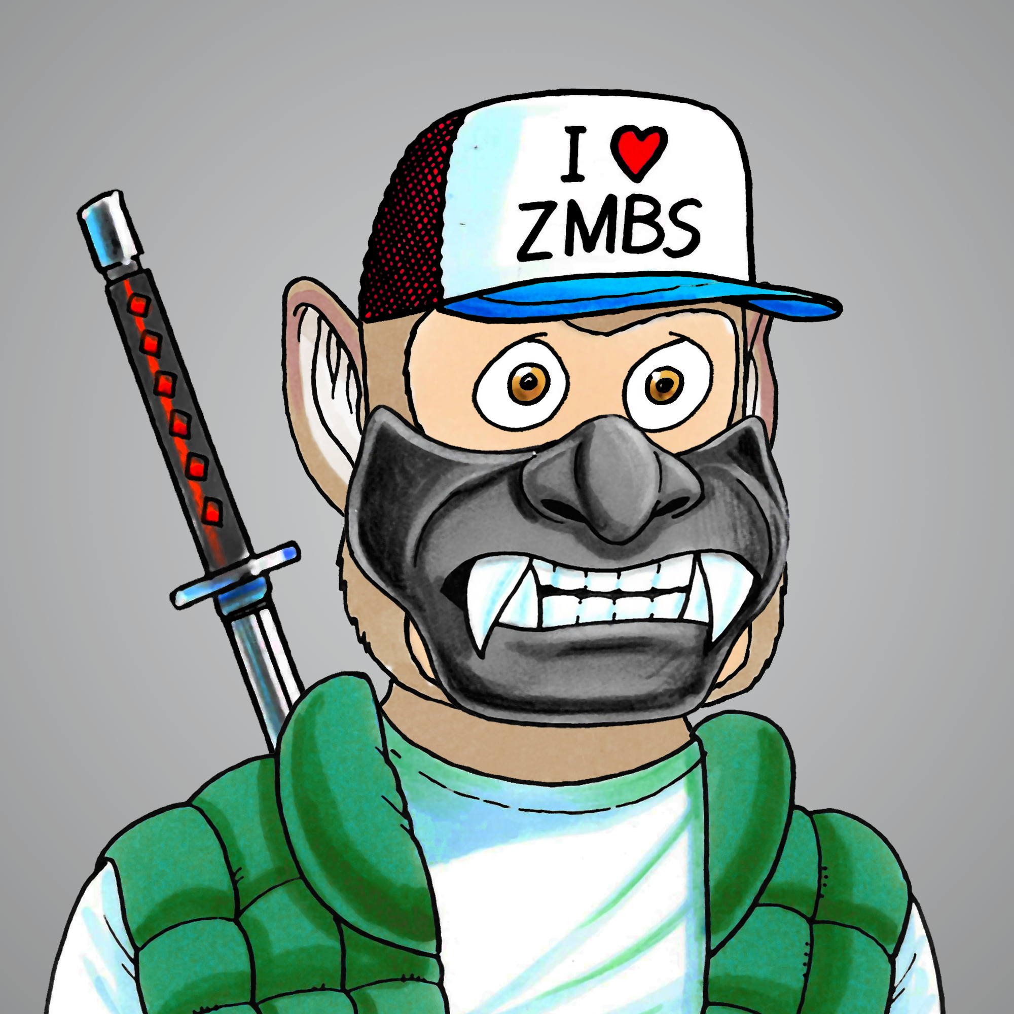 George Trosley - Jungle Freaks - Jungle Freak 5204 - NFT # 5204