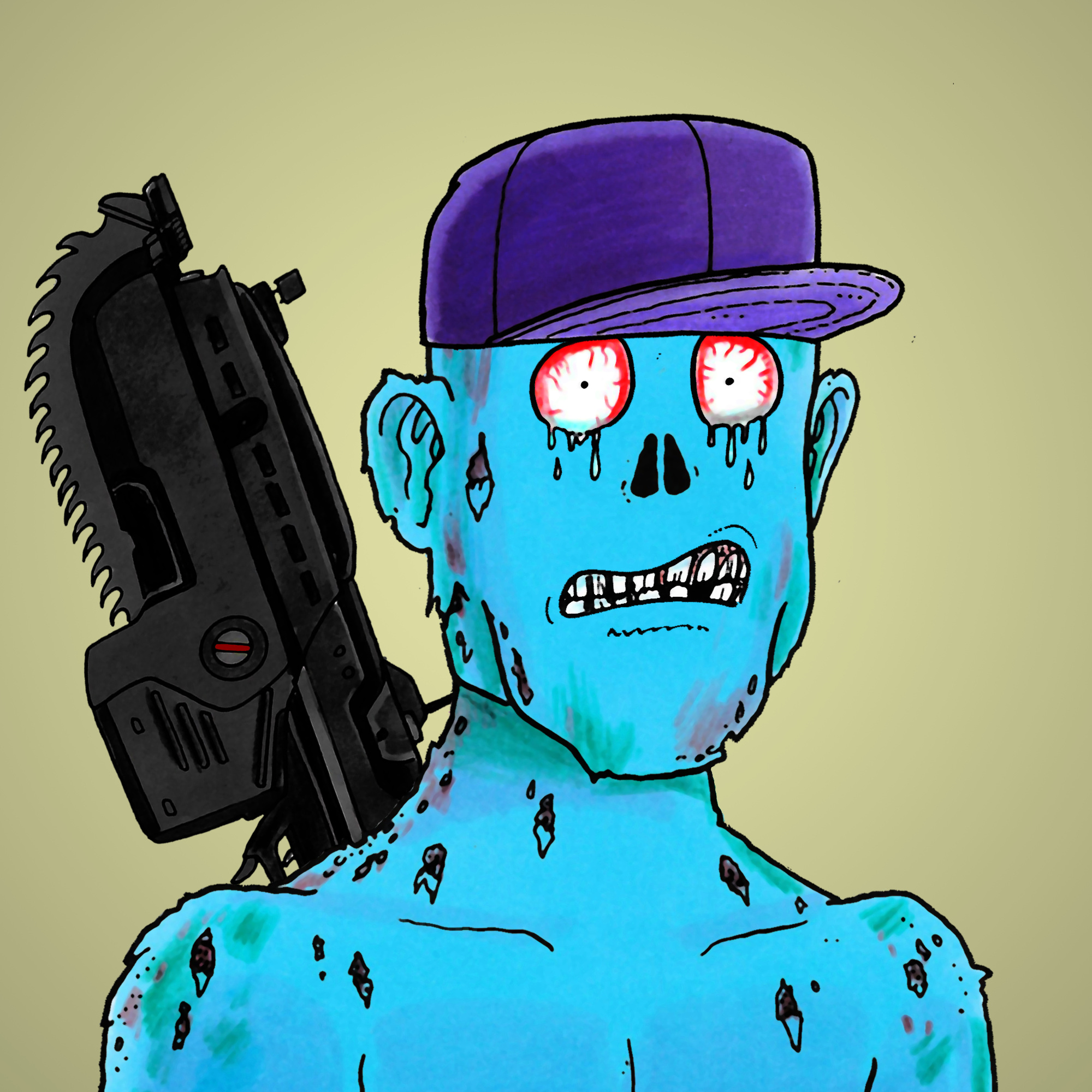 George Trosley - Jungle Freaks - Jungle Freak 5208 - NFT # 5208