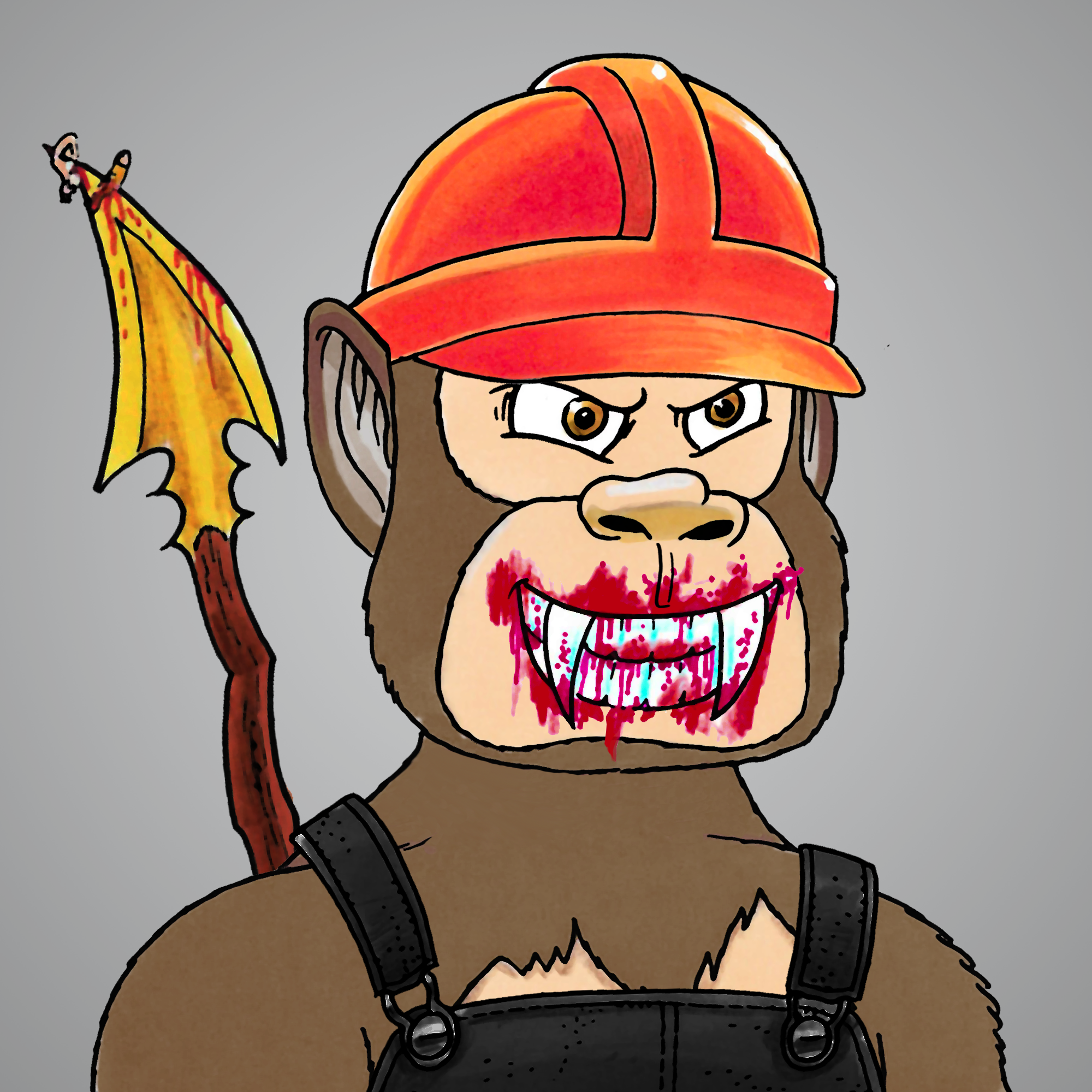 George Trosley - Jungle Freaks - Jungle Freak 5210 - NFT # 5210