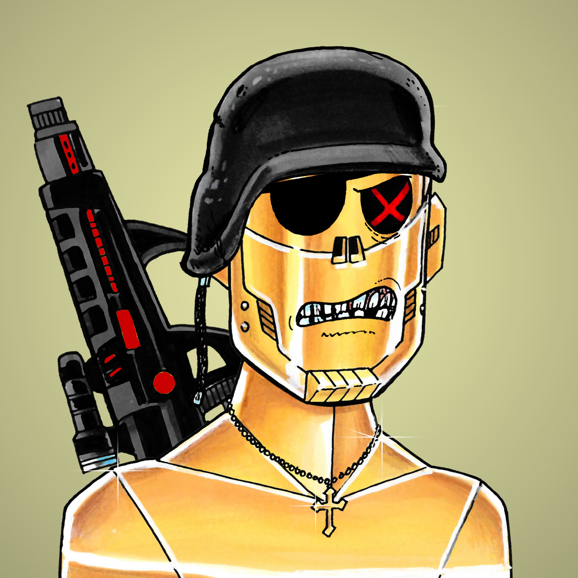 George Trosley - Jungle Freaks - Jungle Freak 5212 - NFT # 5212