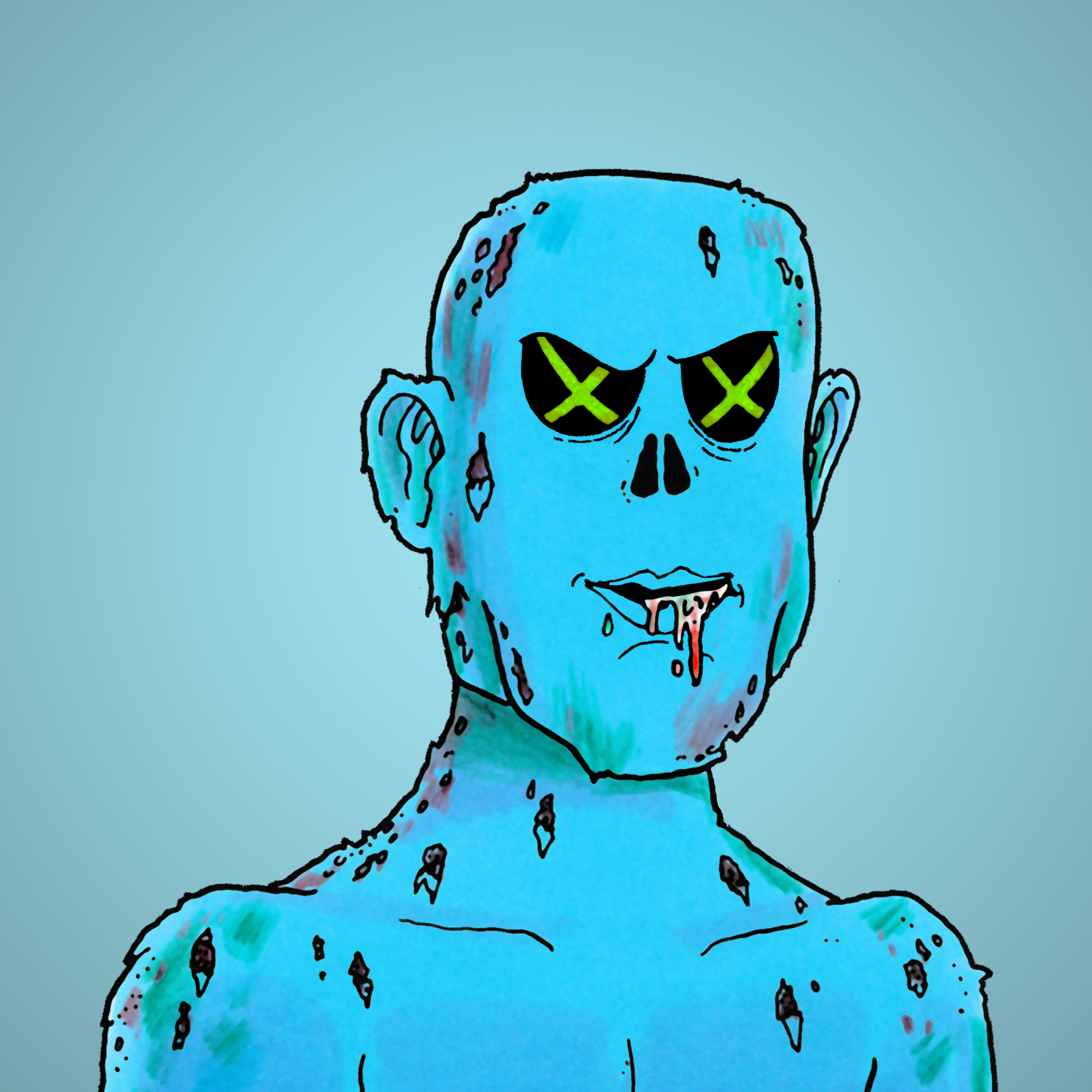 George Trosley - Jungle Freaks - Jungle Freak 5224 - NFT # 5224