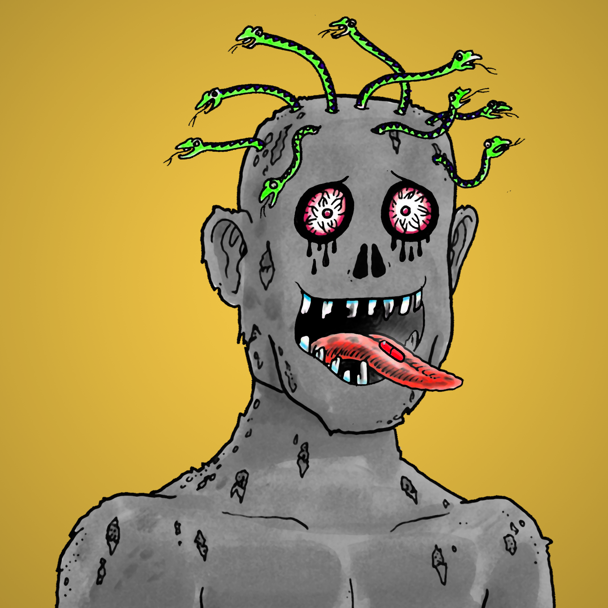 George Trosley - Jungle Freaks - Jungle Freak 5231 - NFT # 5231