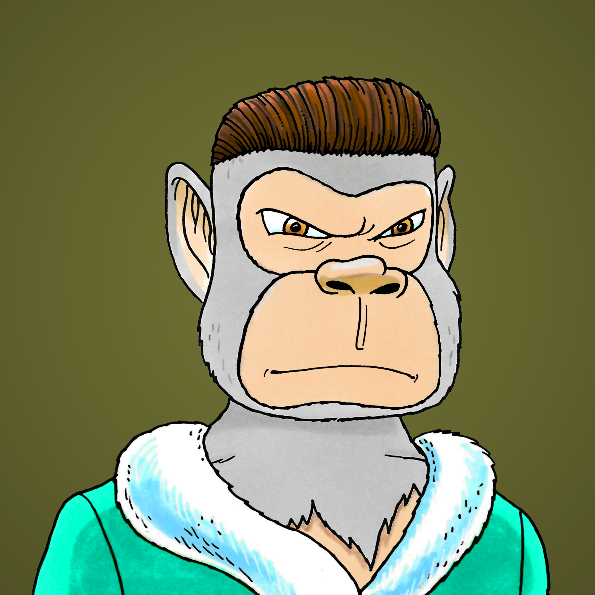 George Trosley - Jungle Freaks - Jungle Freak 5239 - NFT # 5239