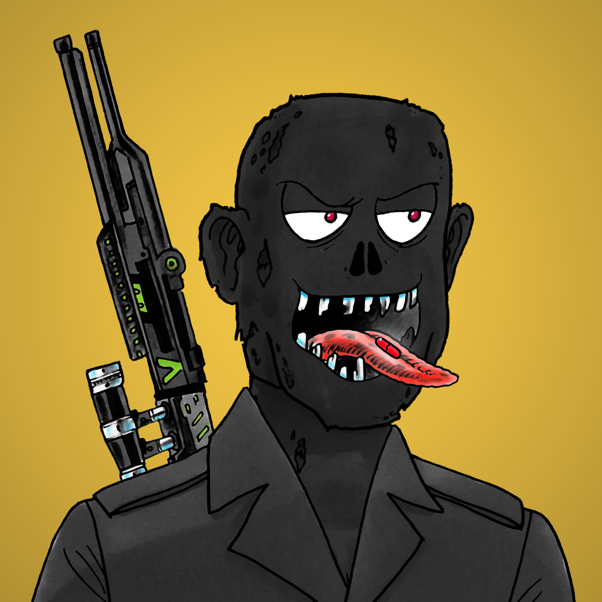 George Trosley - Jungle Freaks - Jungle Freak 5245 - NFT # 5245