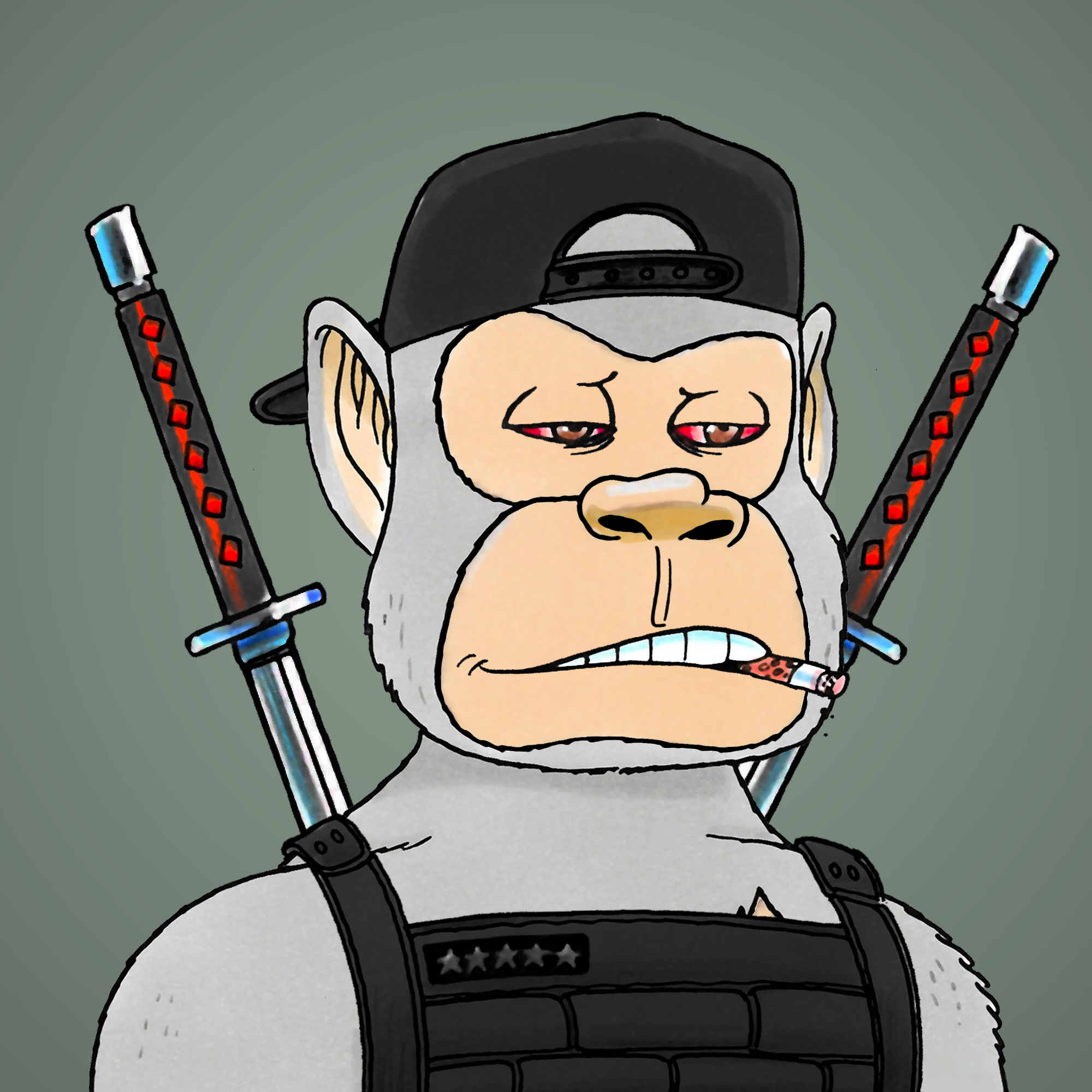 George Trosley - Jungle Freaks - Jungle Freak 5246 - NFT # 5246