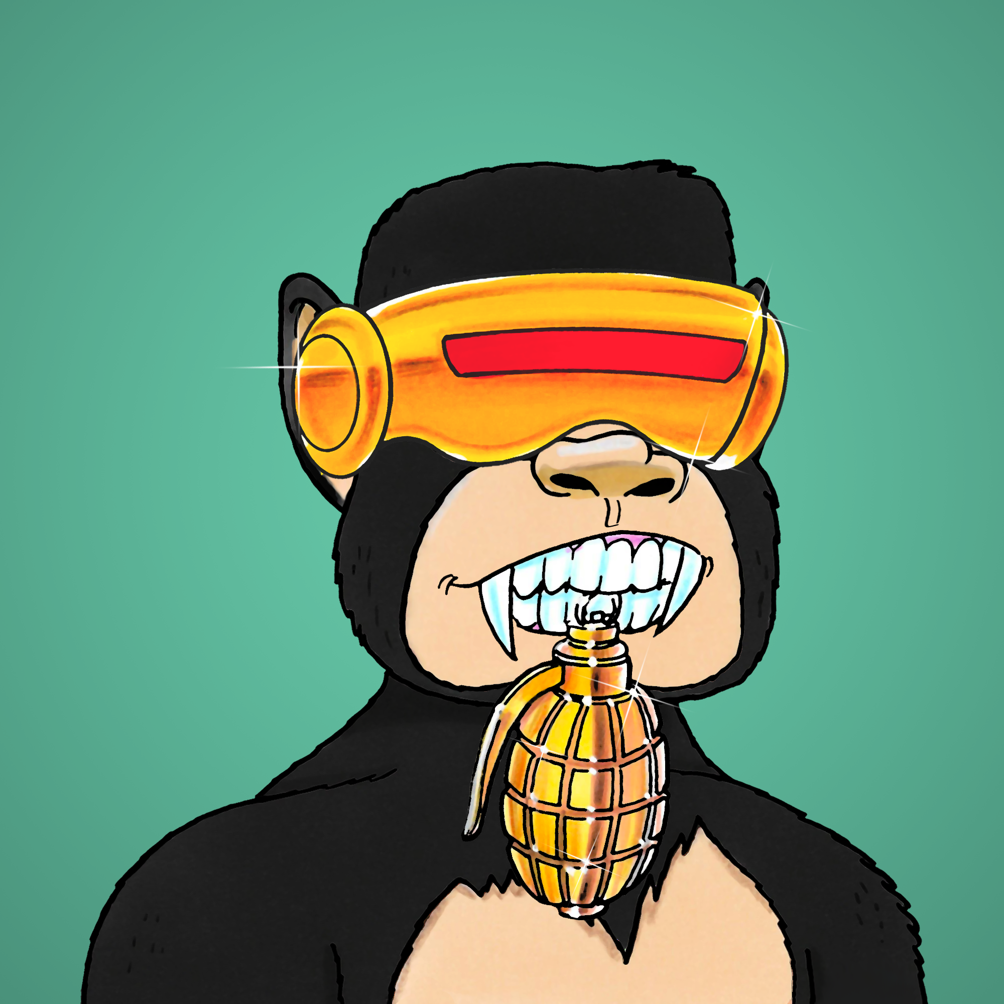 George Trosley - Jungle Freaks - Jungle Freak 5252 - NFT # 5252