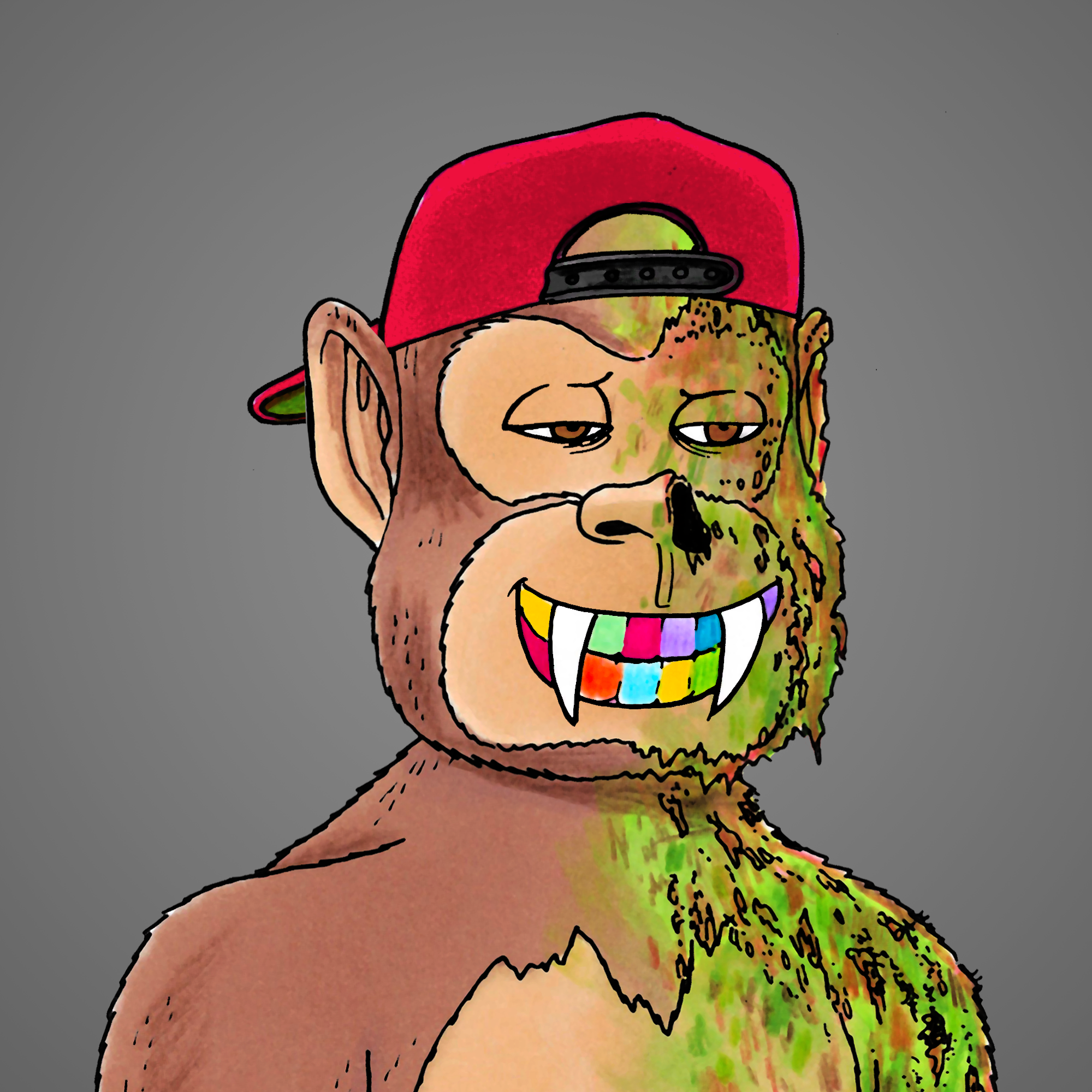 George Trosley - Jungle Freaks - Jungle Freak 5257 - NFT # 5257