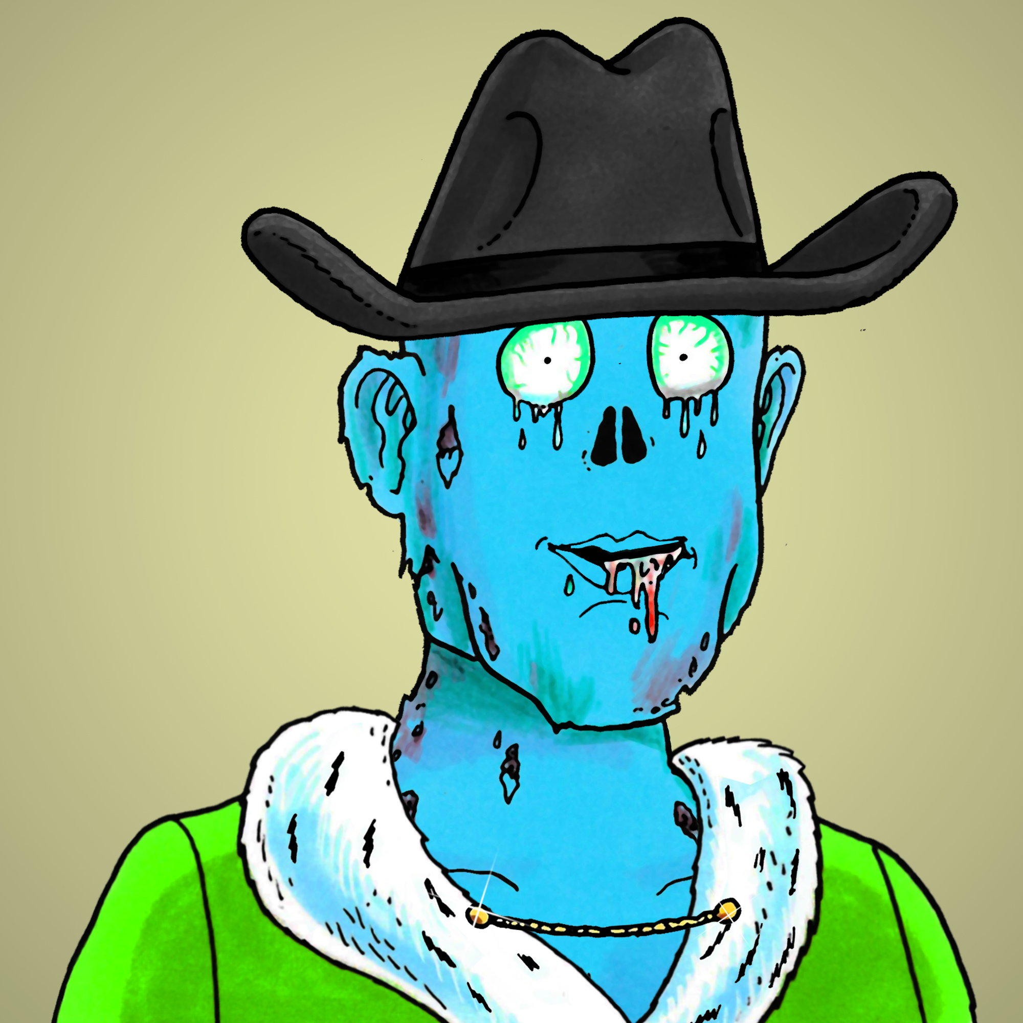 George Trosley - Jungle Freaks - Jungle Freak 5258 - NFT # 5258