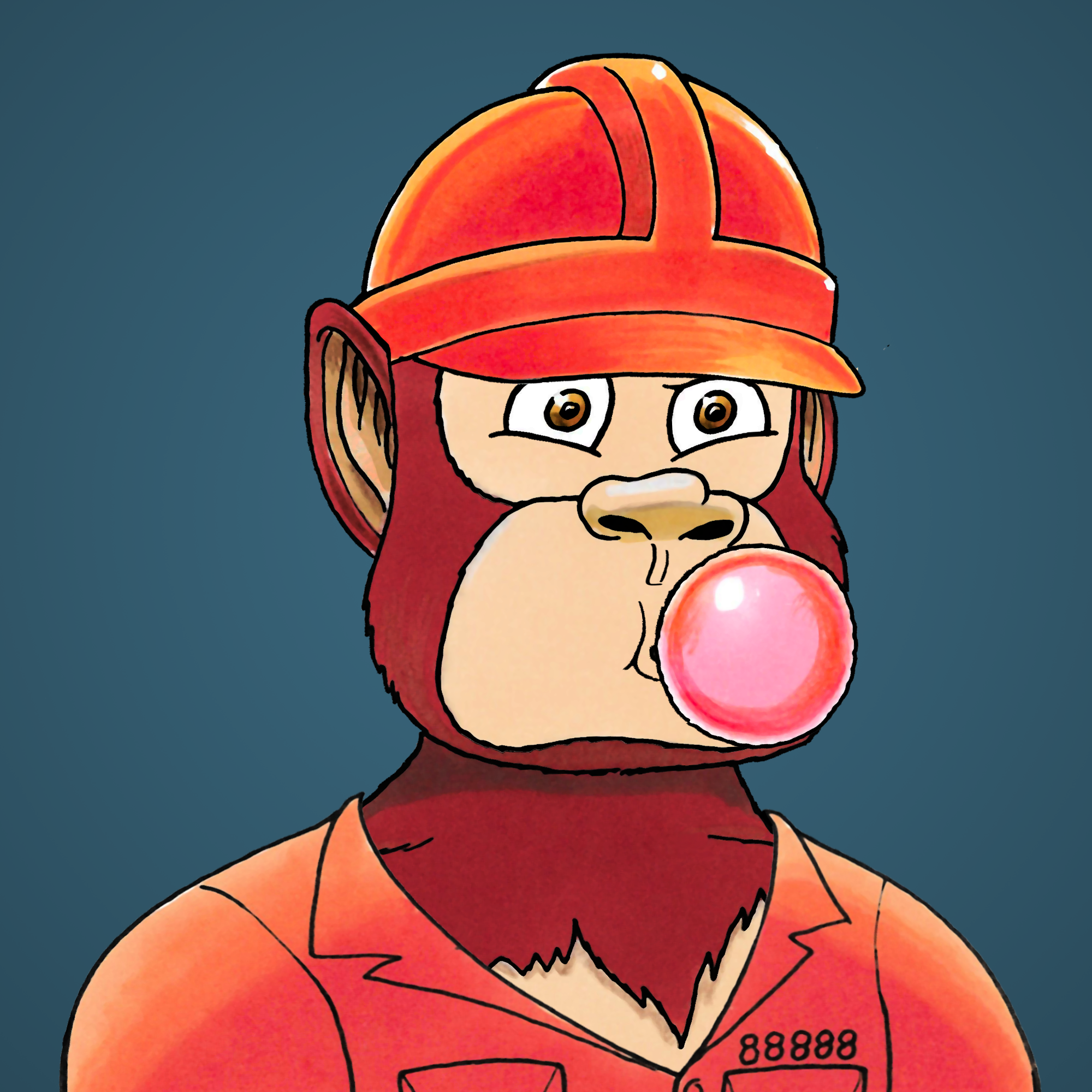 George Trosley - Jungle Freaks - Jungle Freak 526 - NFT # 526