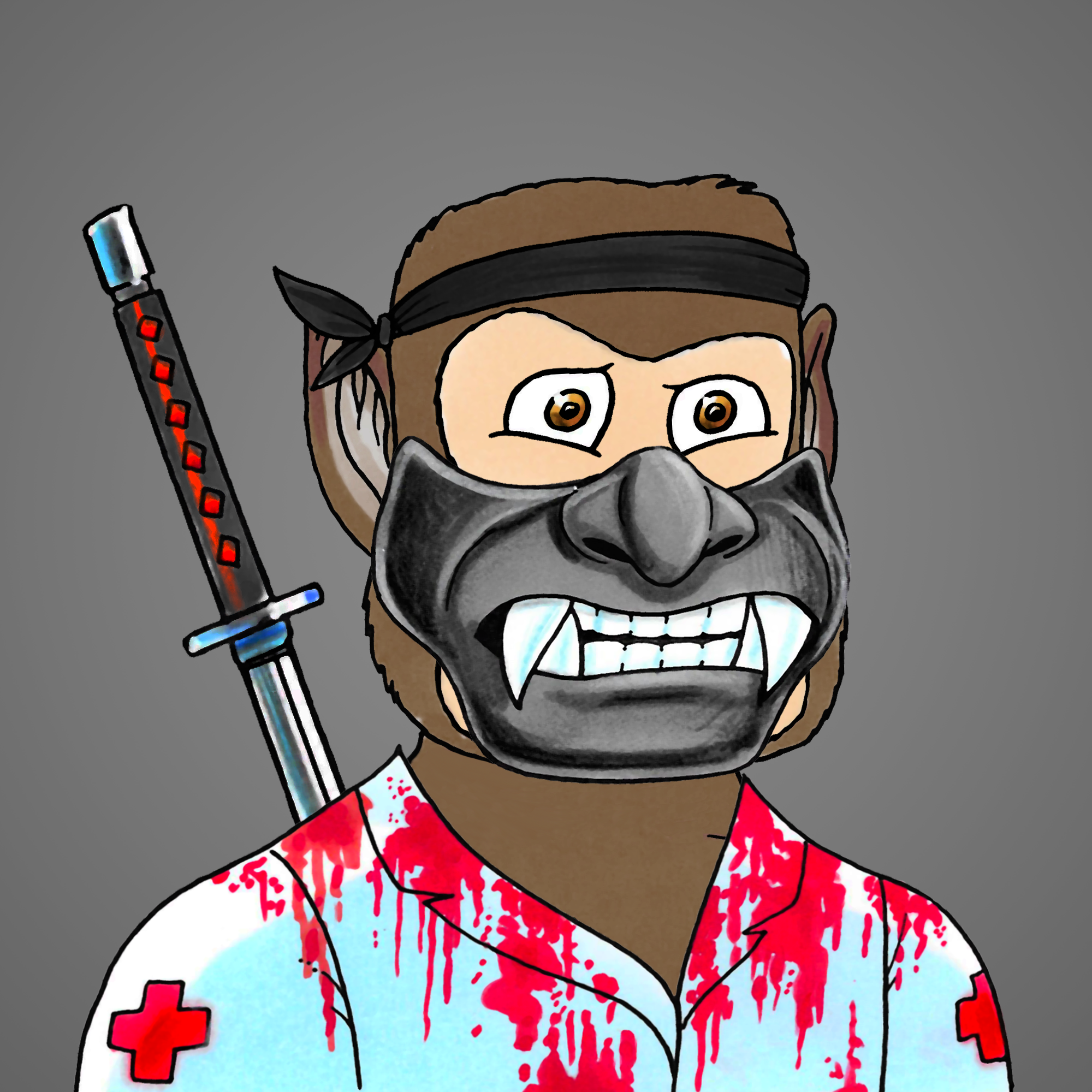 George Trosley - Jungle Freaks - Jungle Freak 5261 - NFT # 5261