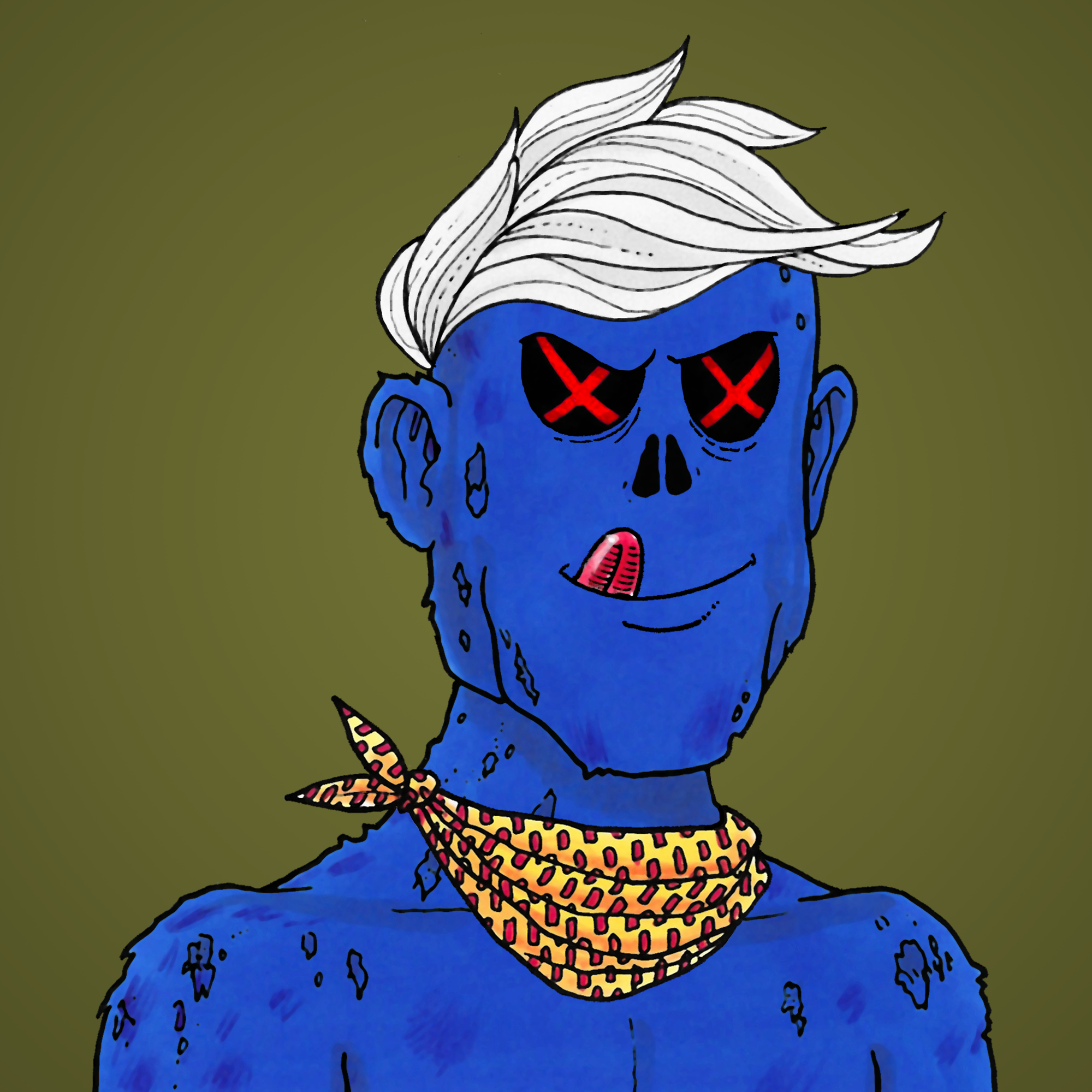 George Trosley - Jungle Freaks - Jungle Freak 5262 - NFT # 5262