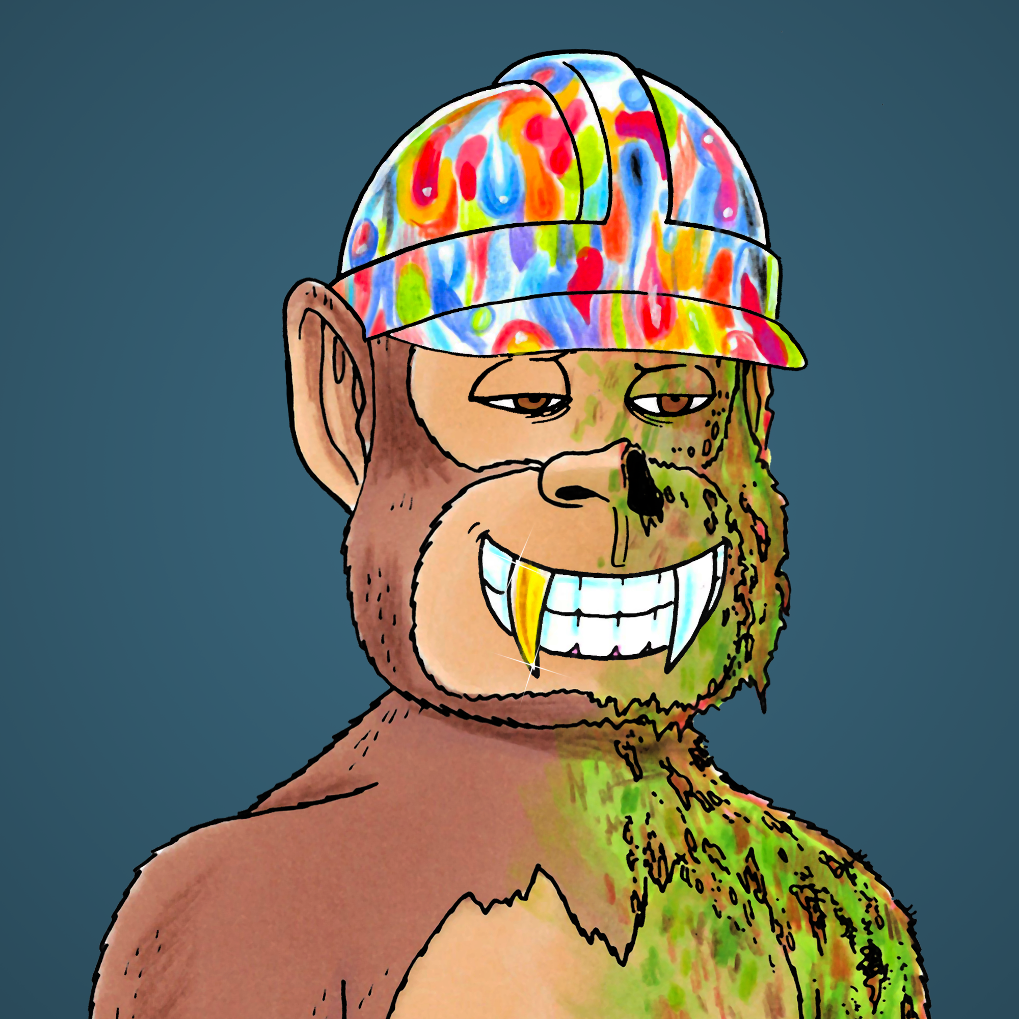 George Trosley - Jungle Freaks - Jungle Freak 5263 - NFT # 5263