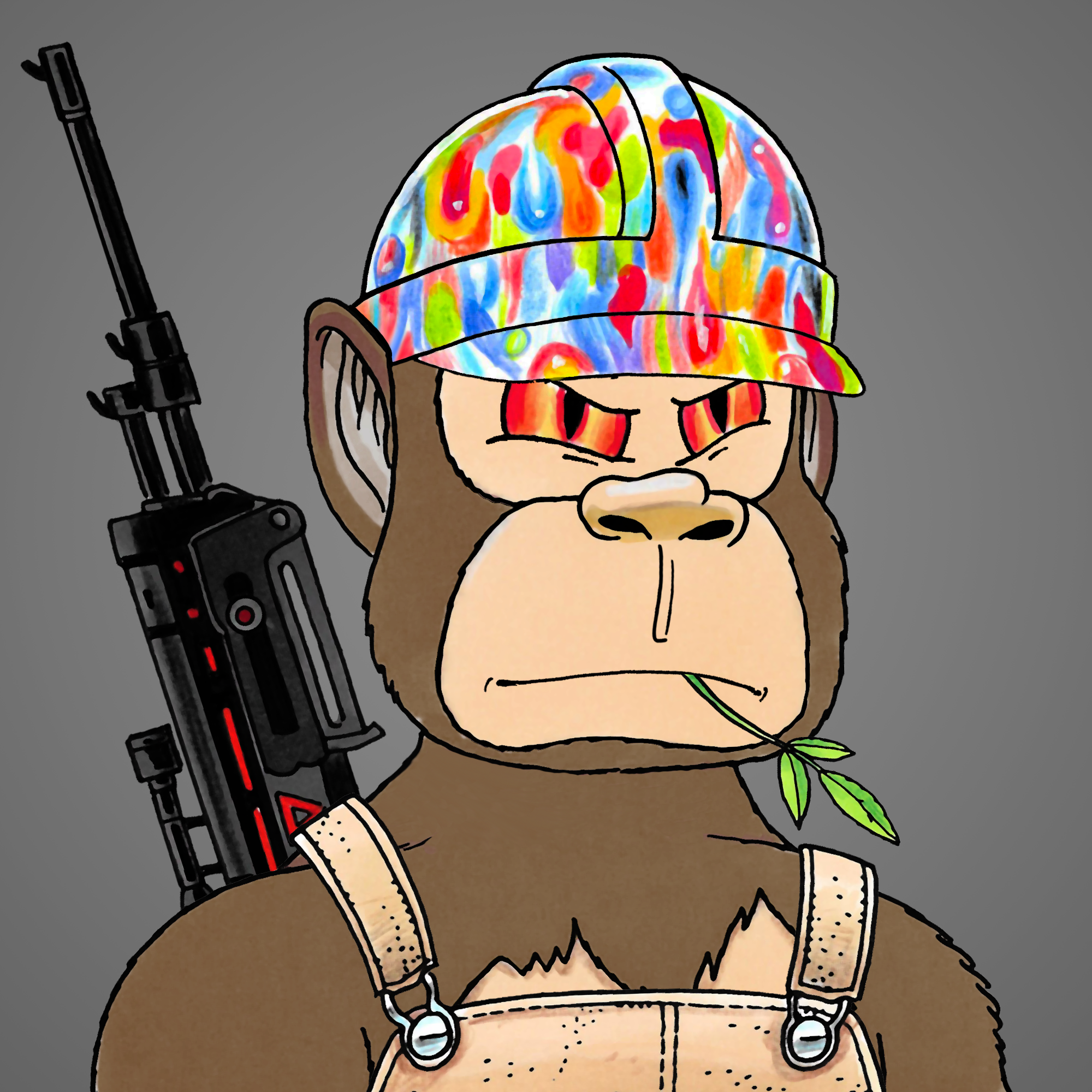 George Trosley - Jungle Freaks - Jungle Freak 5272 - NFT # 5272