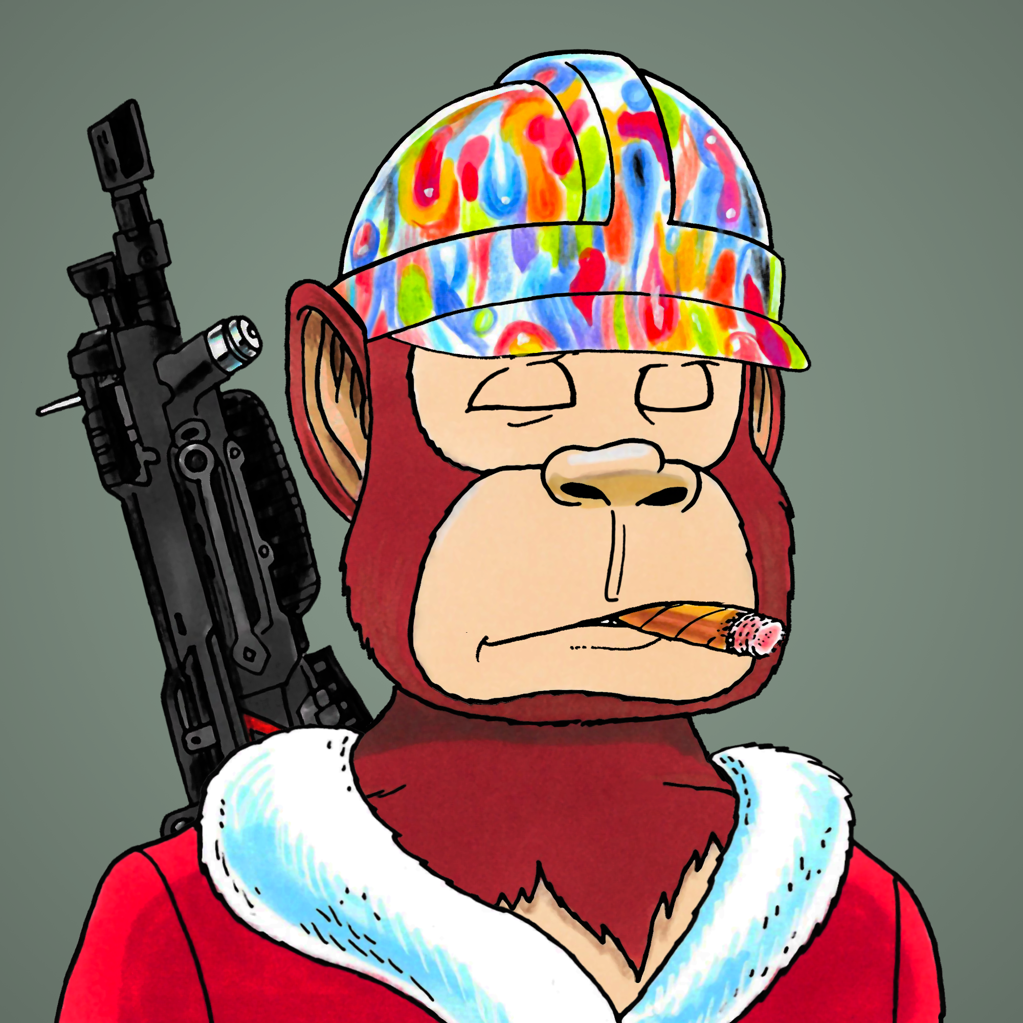 George Trosley - Jungle Freaks - Jungle Freak 5278 - NFT # 5278