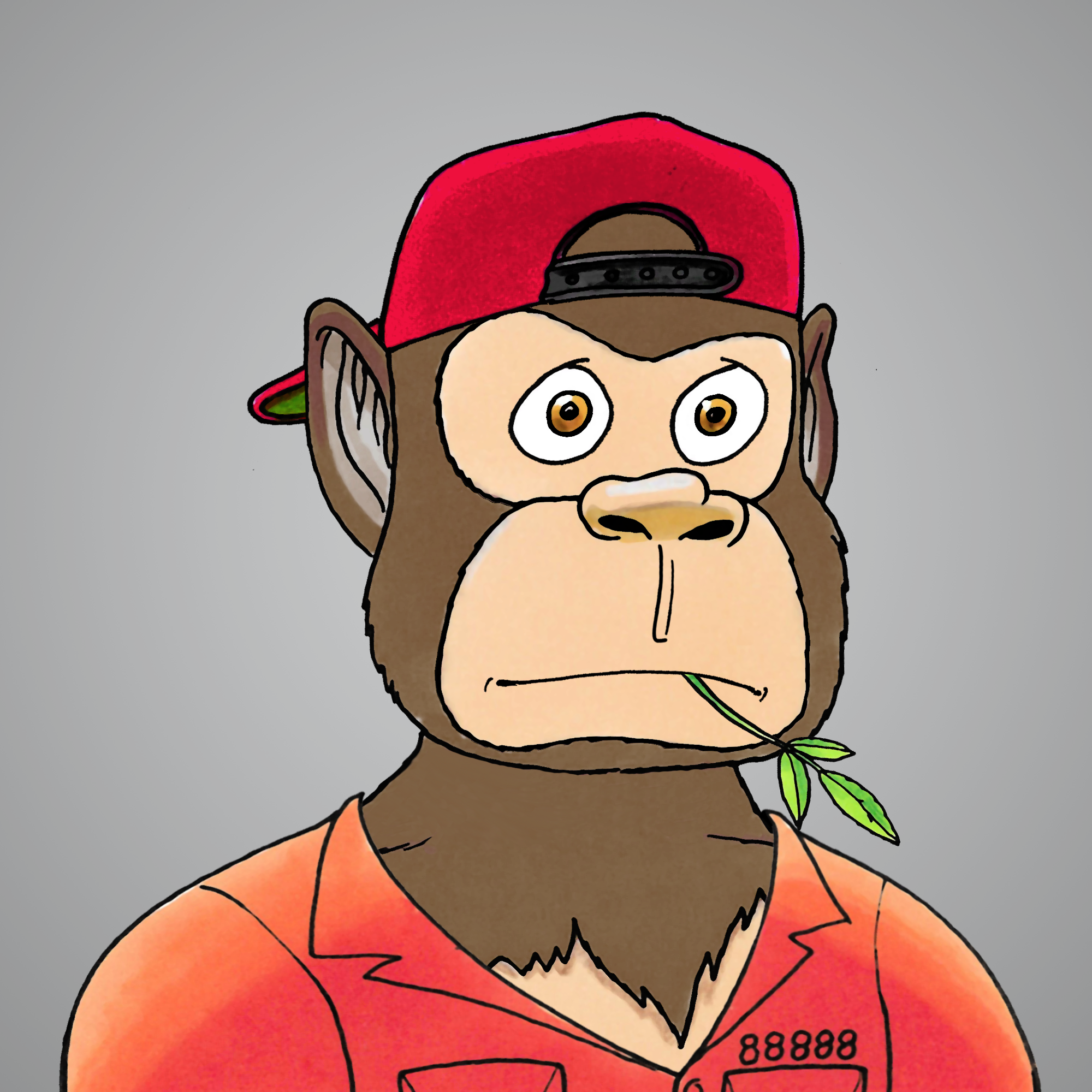 George Trosley - Jungle Freaks - Jungle Freak 5291 - NFT # 5291