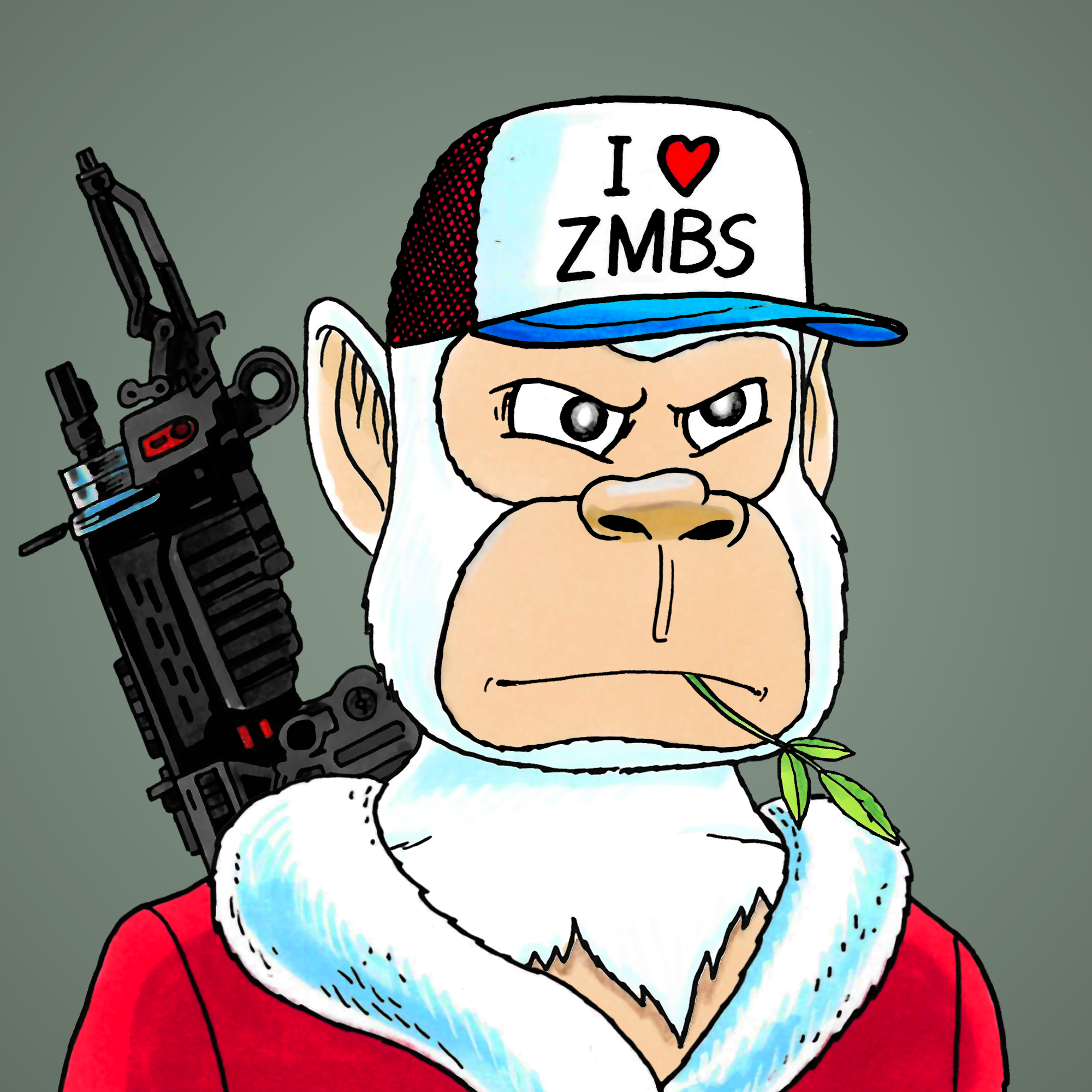 George Trosley - Jungle Freaks - Jungle Freak 5296 - NFT # 5296