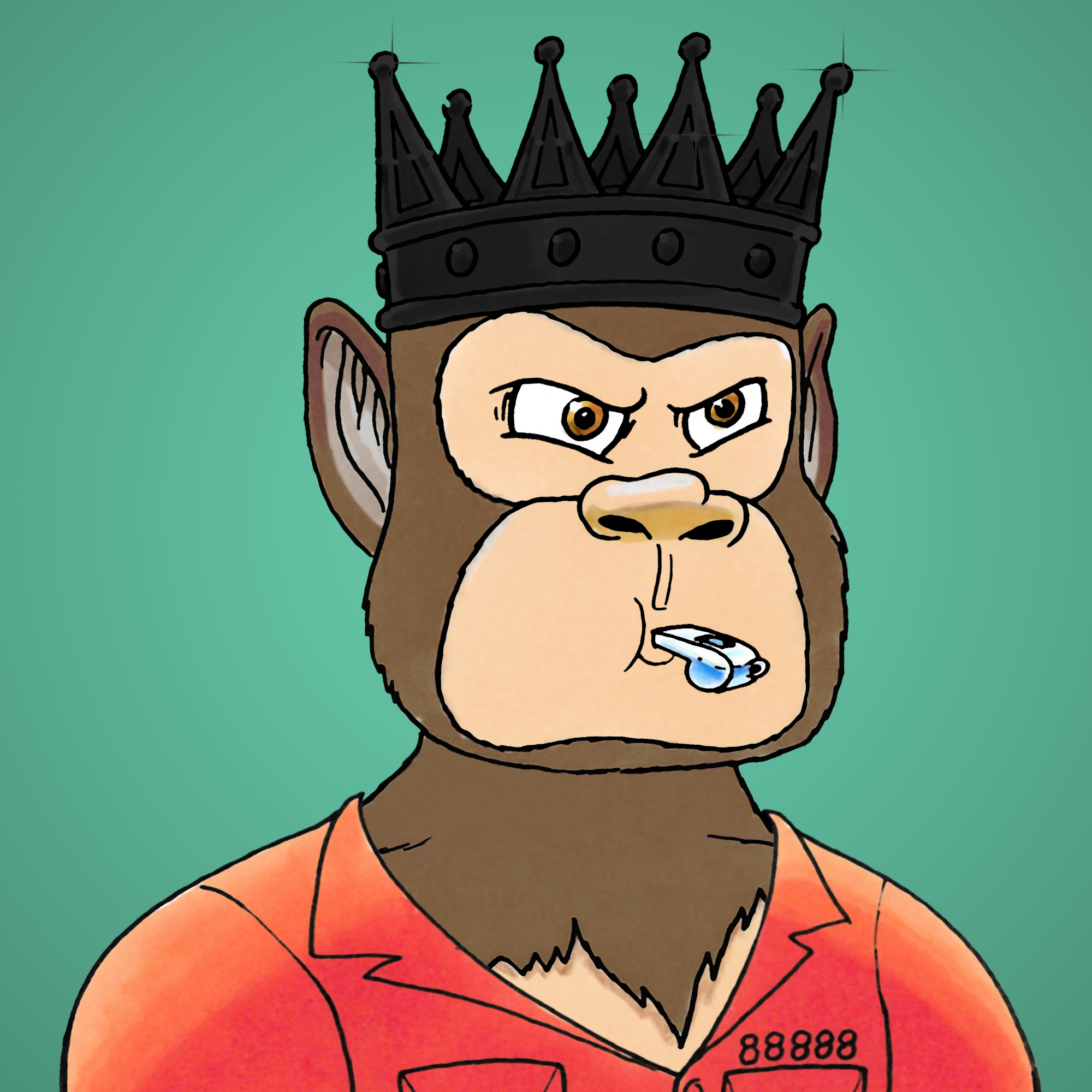 George Trosley - Jungle Freaks - Jungle Freak 5300 - NFT # 5300