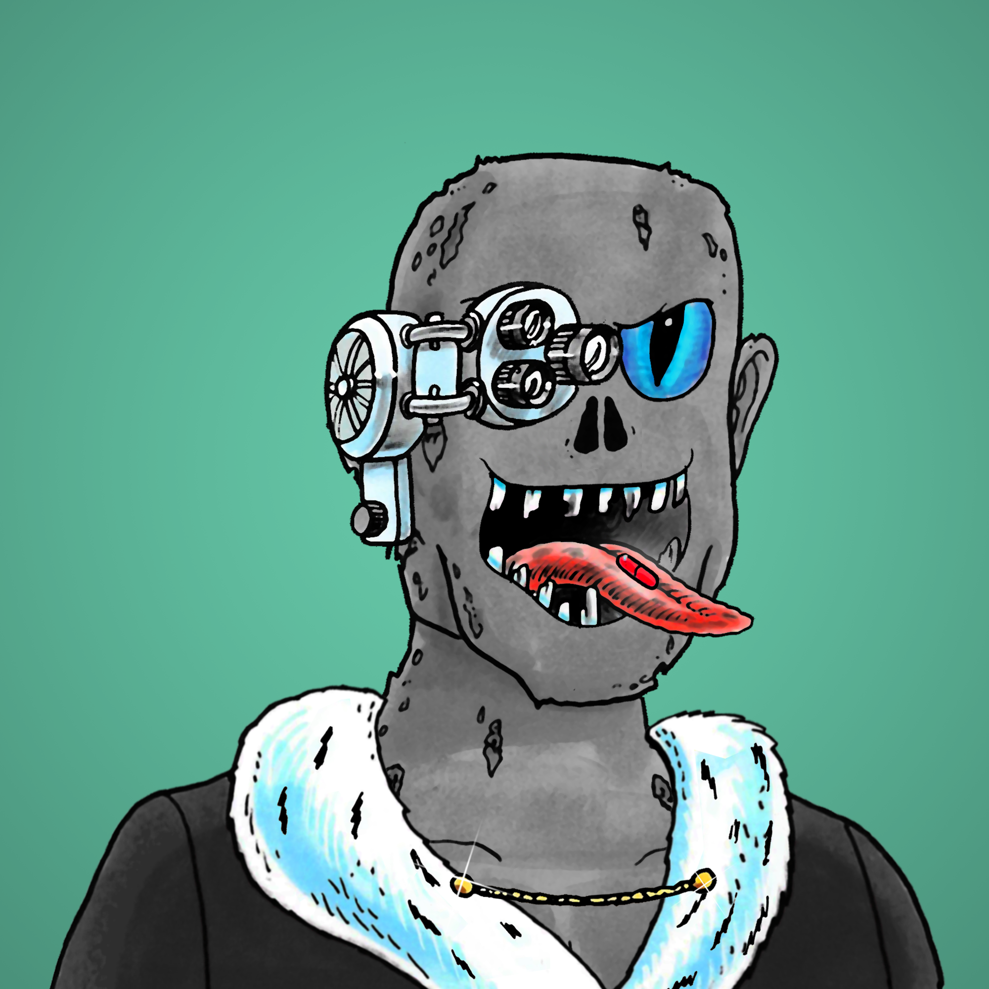 George Trosley - Jungle Freaks - Jungle Freak 5301 - NFT # 5301