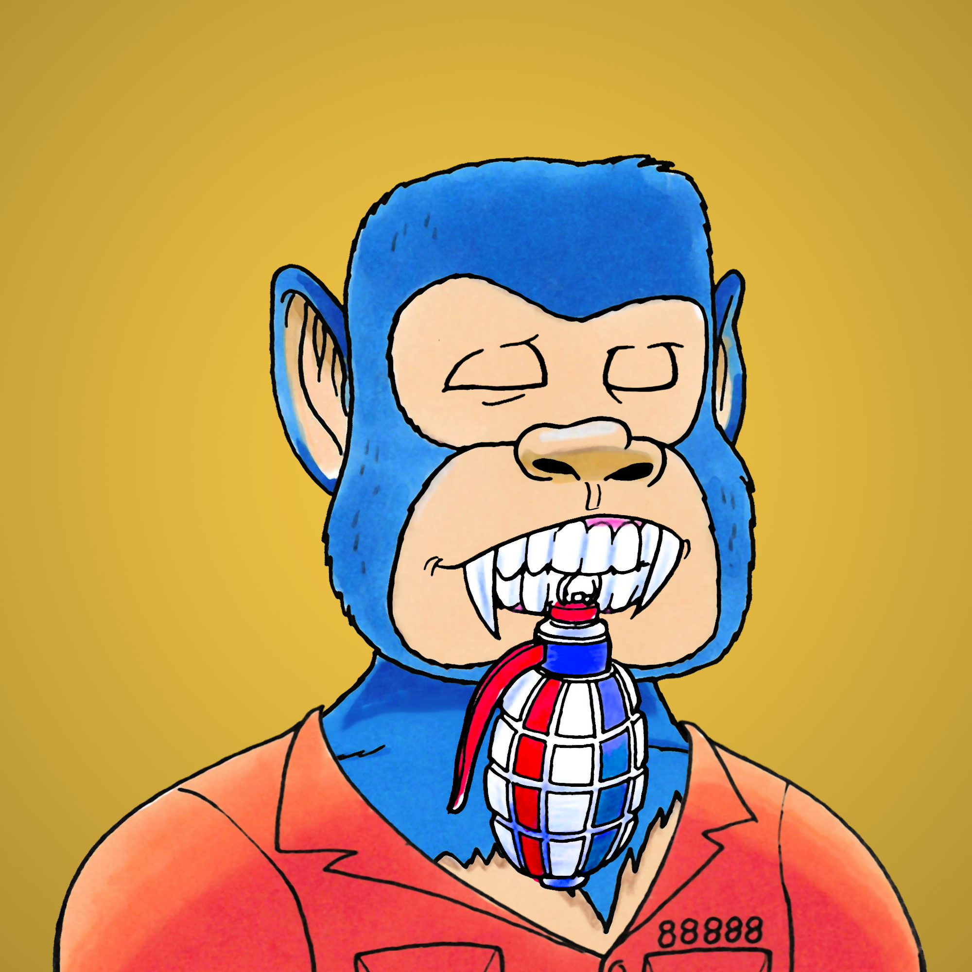 George Trosley - Jungle Freaks - Jungle Freak 5310 - NFT # 5310