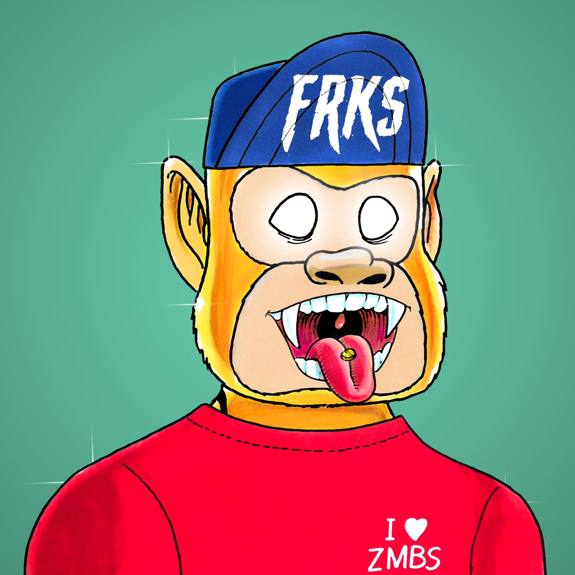 George Trosley - Jungle Freaks - Jungle Freak 5315 - NFT # 5315