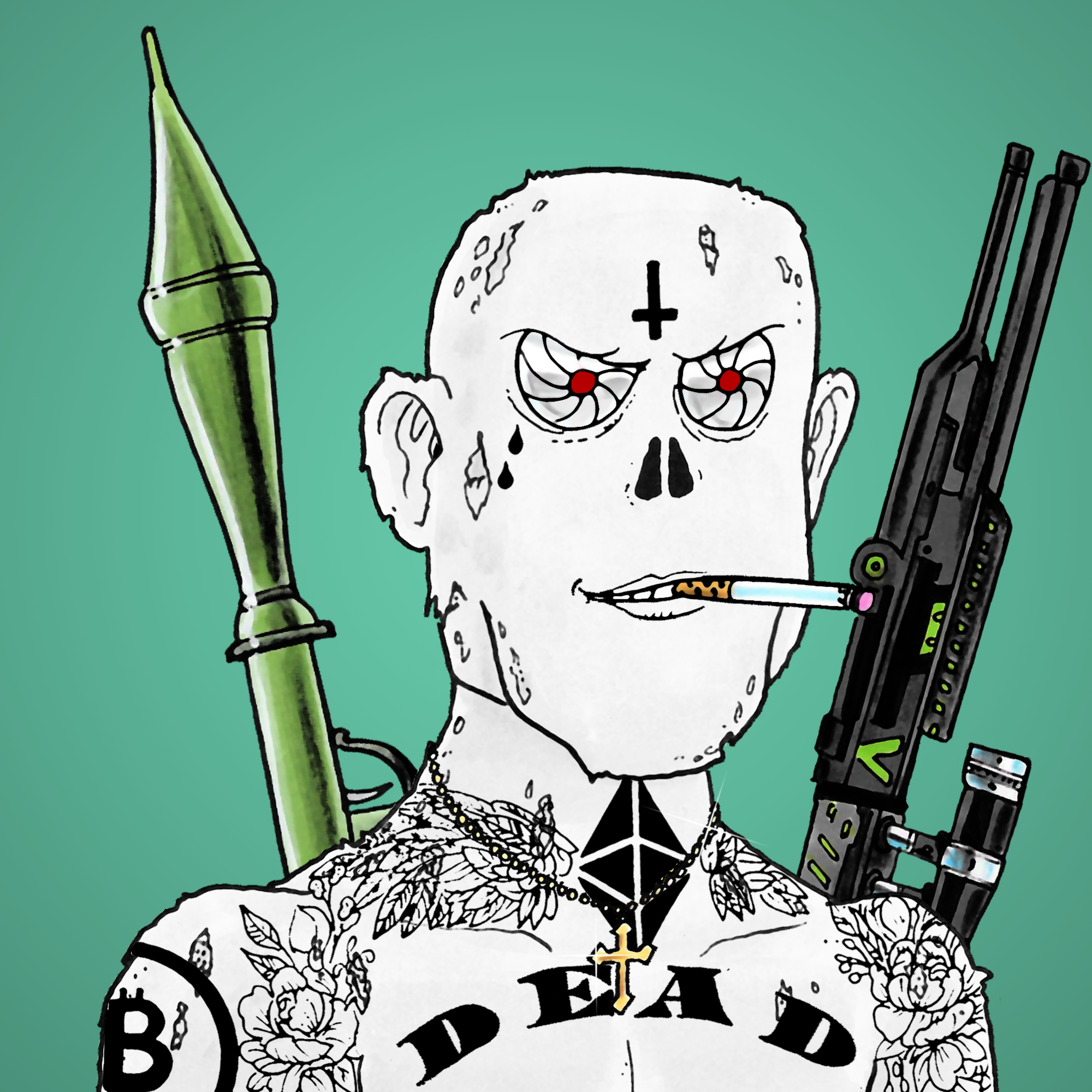 George Trosley - Jungle Freaks - Jungle Freak 5317 - NFT # 5317