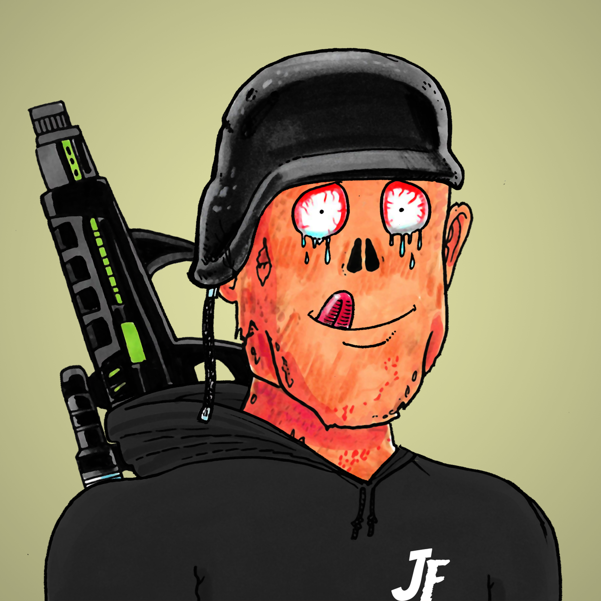 George Trosley - Jungle Freaks - Jungle Freak 5318 - NFT # 5318