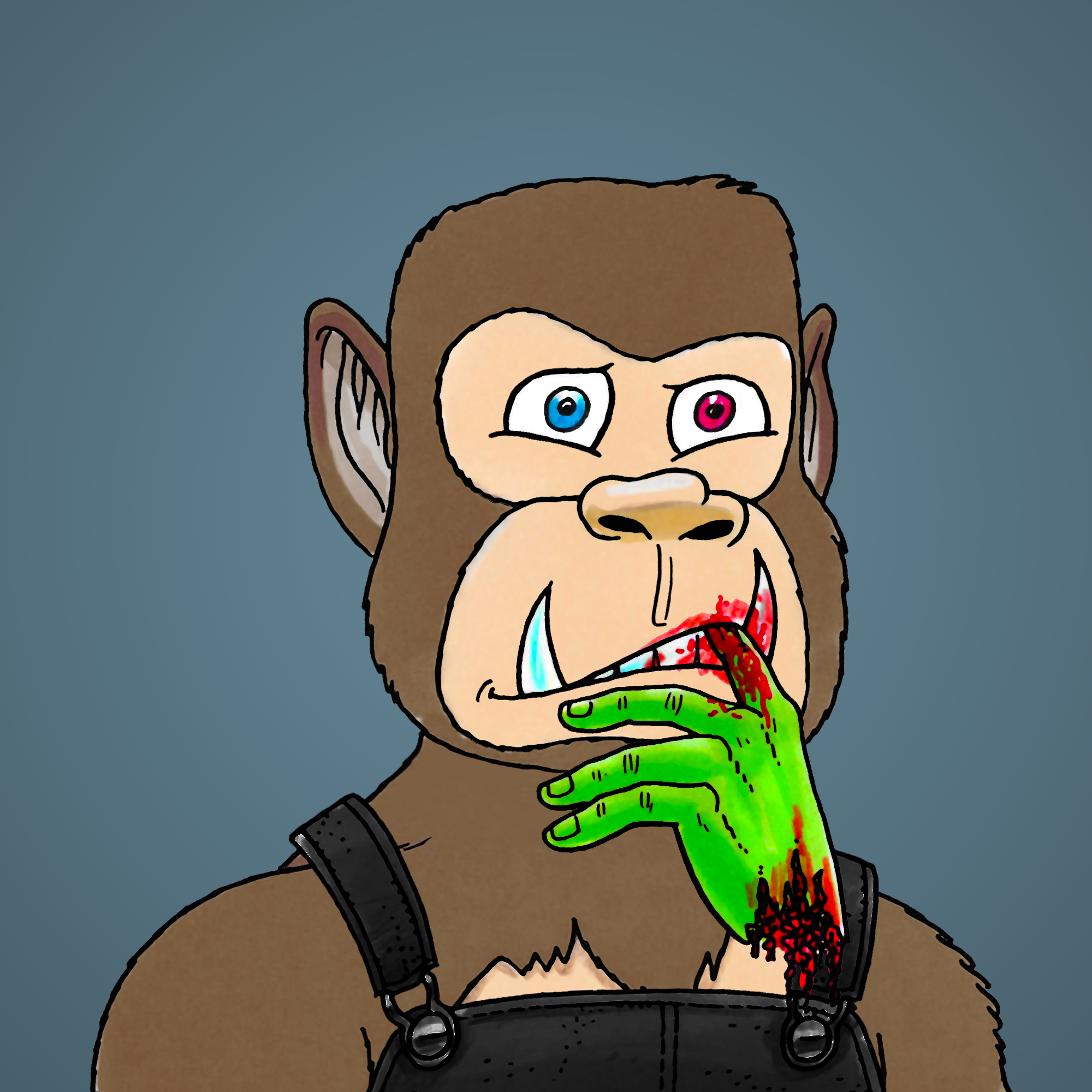 George Trosley - Jungle Freaks - Jungle Freak 5319 - NFT # 5319