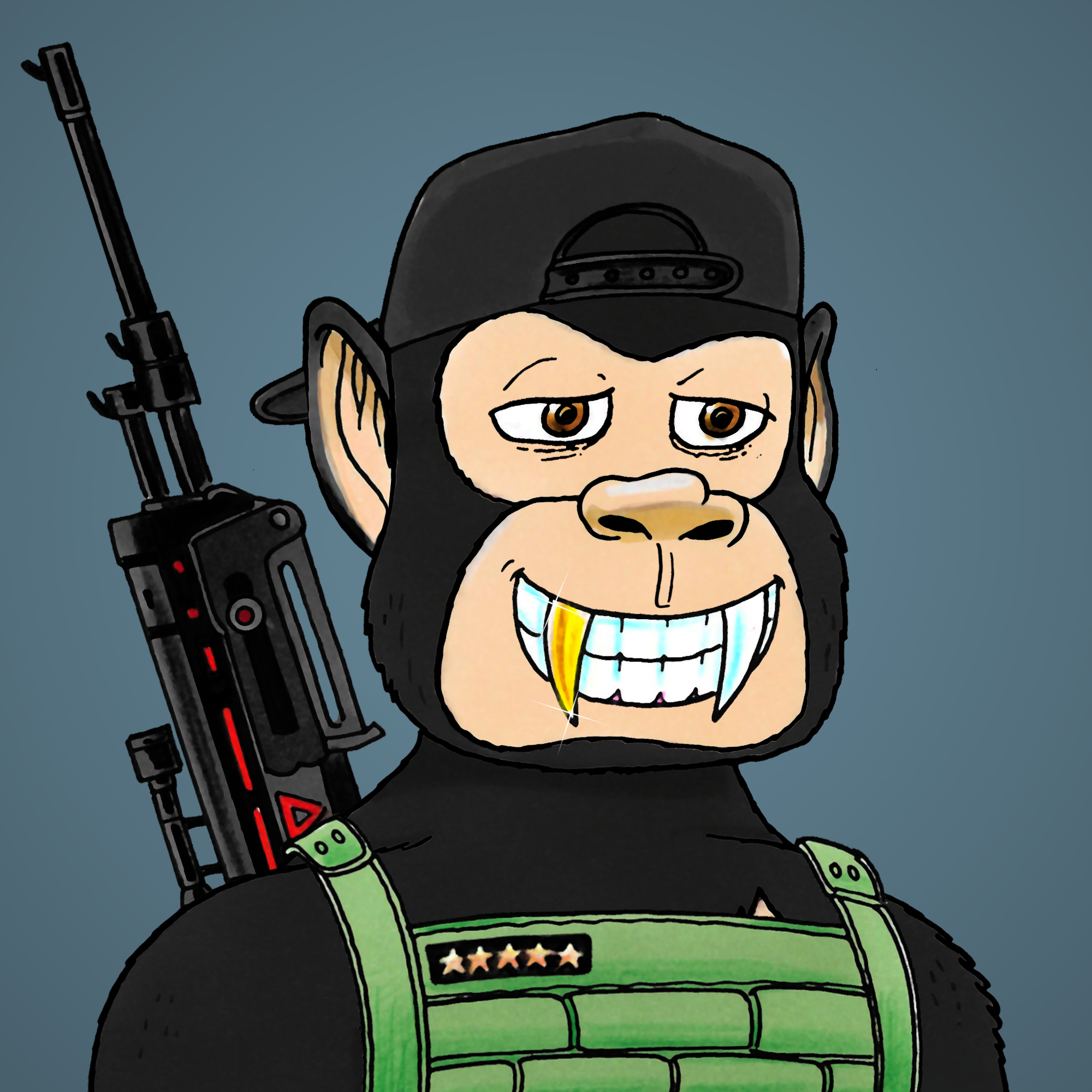 George Trosley - Jungle Freaks - Jungle Freak 5322 - NFT # 5322