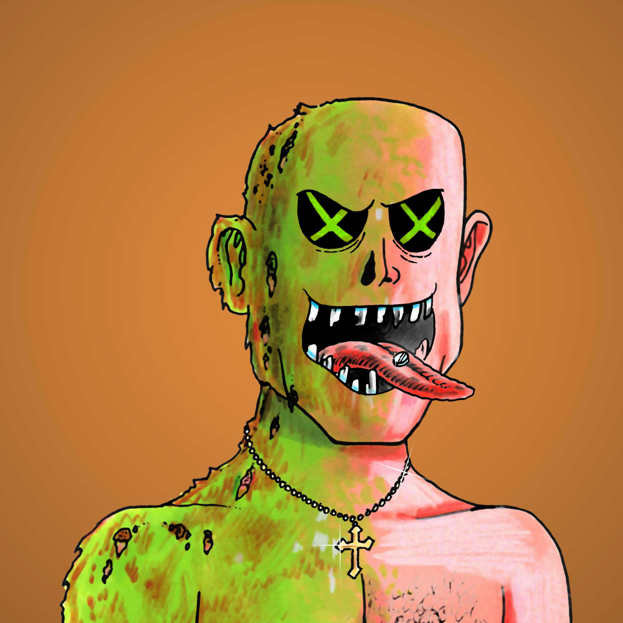 George Trosley - Jungle Freaks - Jungle Freak 5324 - NFT # 5324