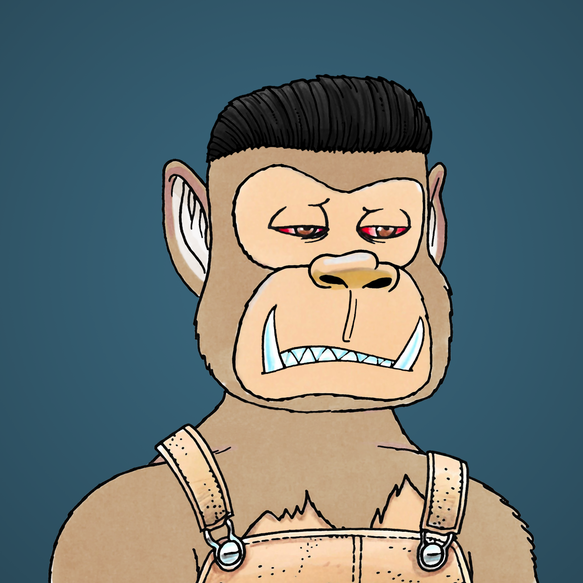 George Trosley - Jungle Freaks - Jungle Freak 533 - NFT # 533