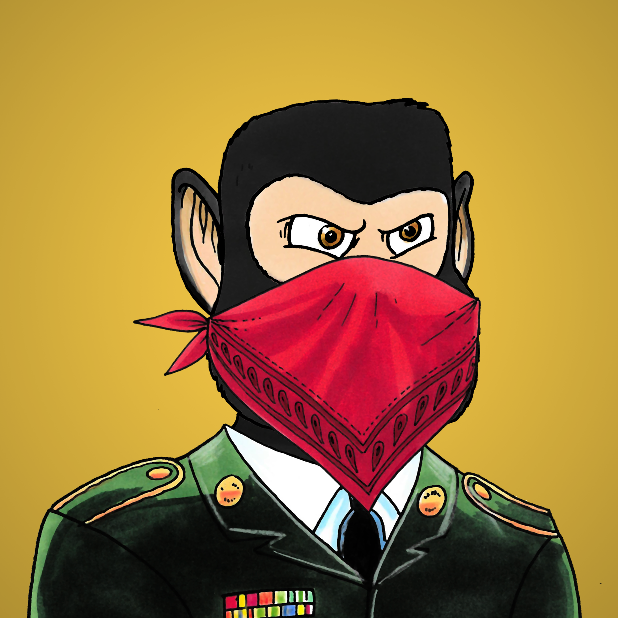 George Trosley - Jungle Freaks - Jungle Freak 5334 - NFT # 5334