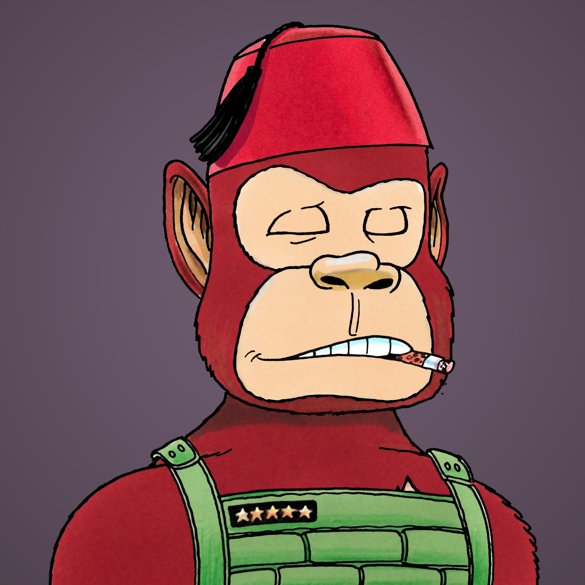 George Trosley - Jungle Freaks - Jungle Freak 5335 - NFT # 5335