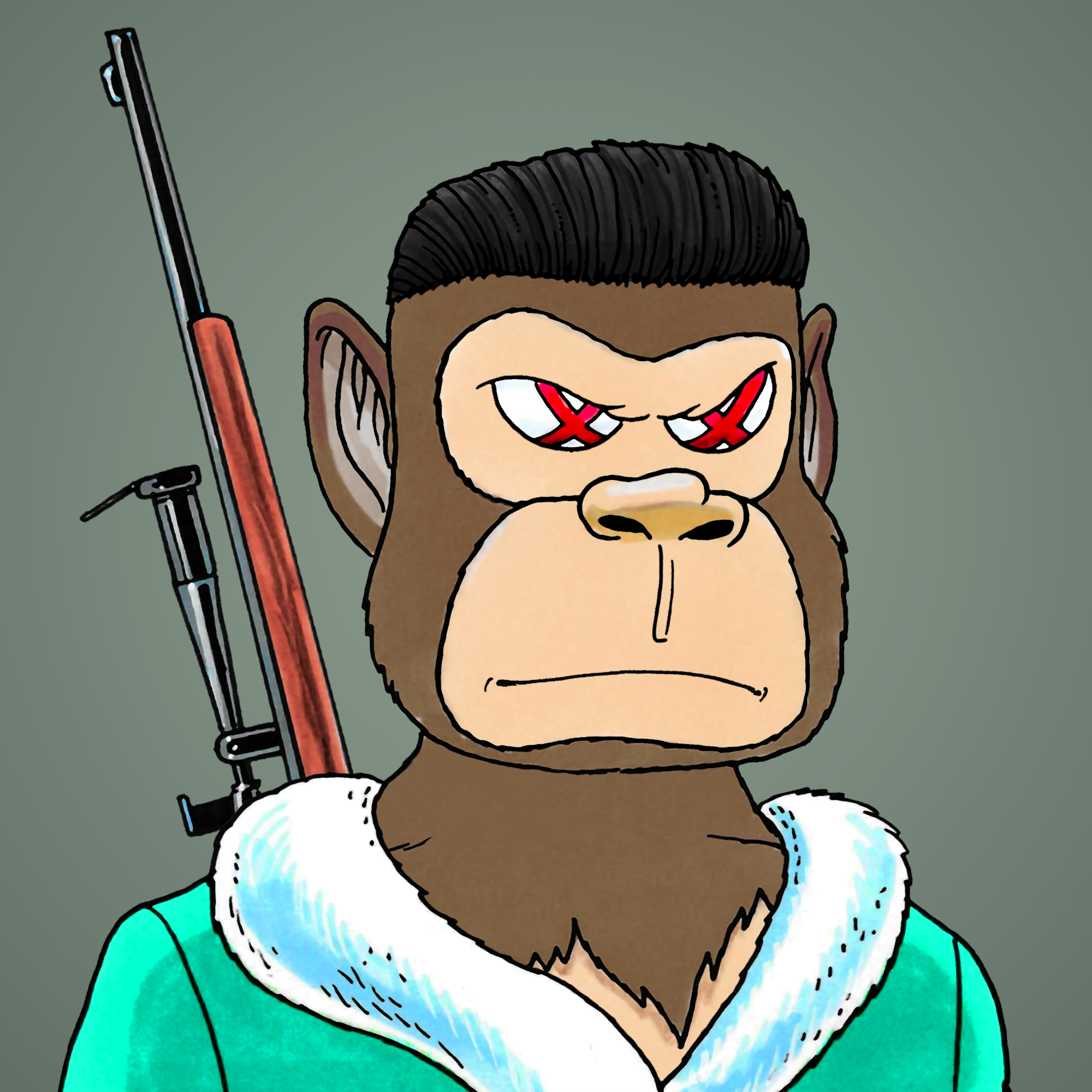 George Trosley - Jungle Freaks - Jungle Freak 5336 - NFT # 5336