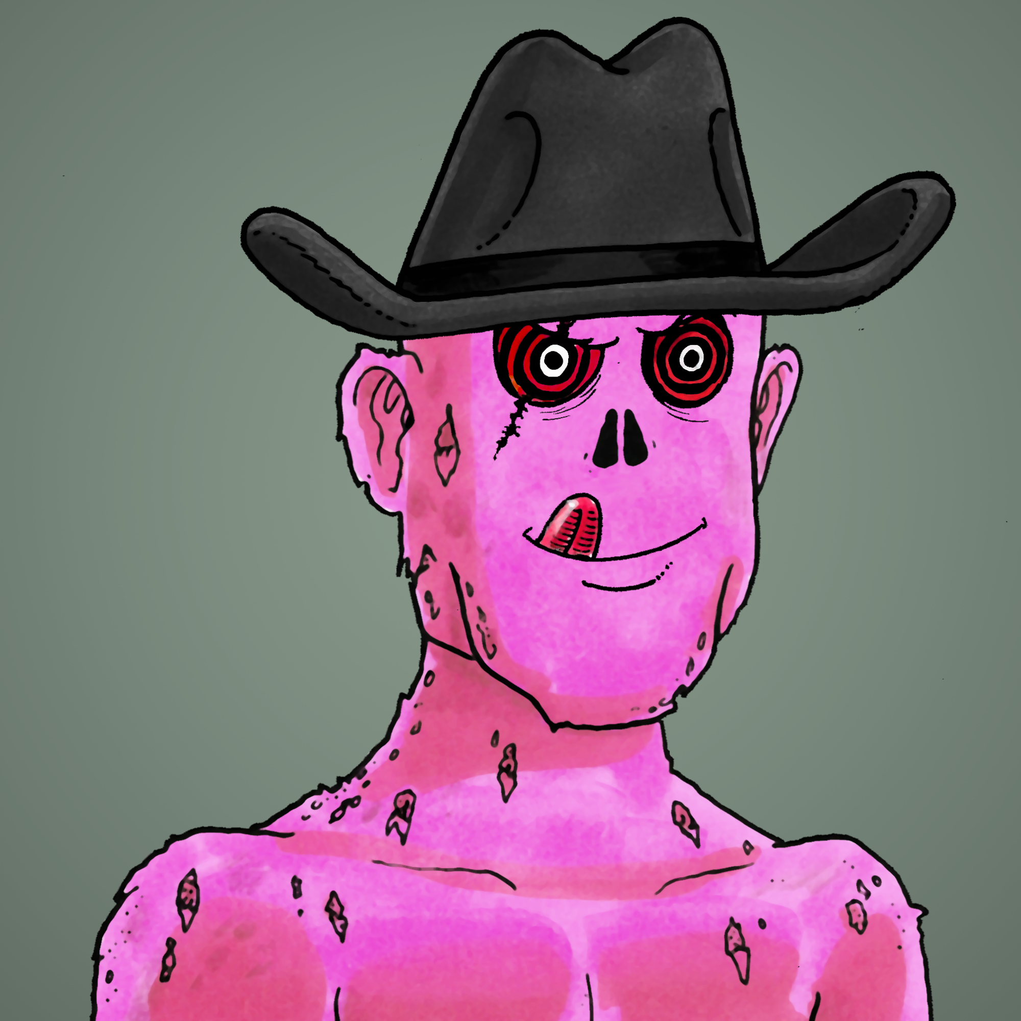 George Trosley - Jungle Freaks - Jungle Freak 5340 - NFT # 5340