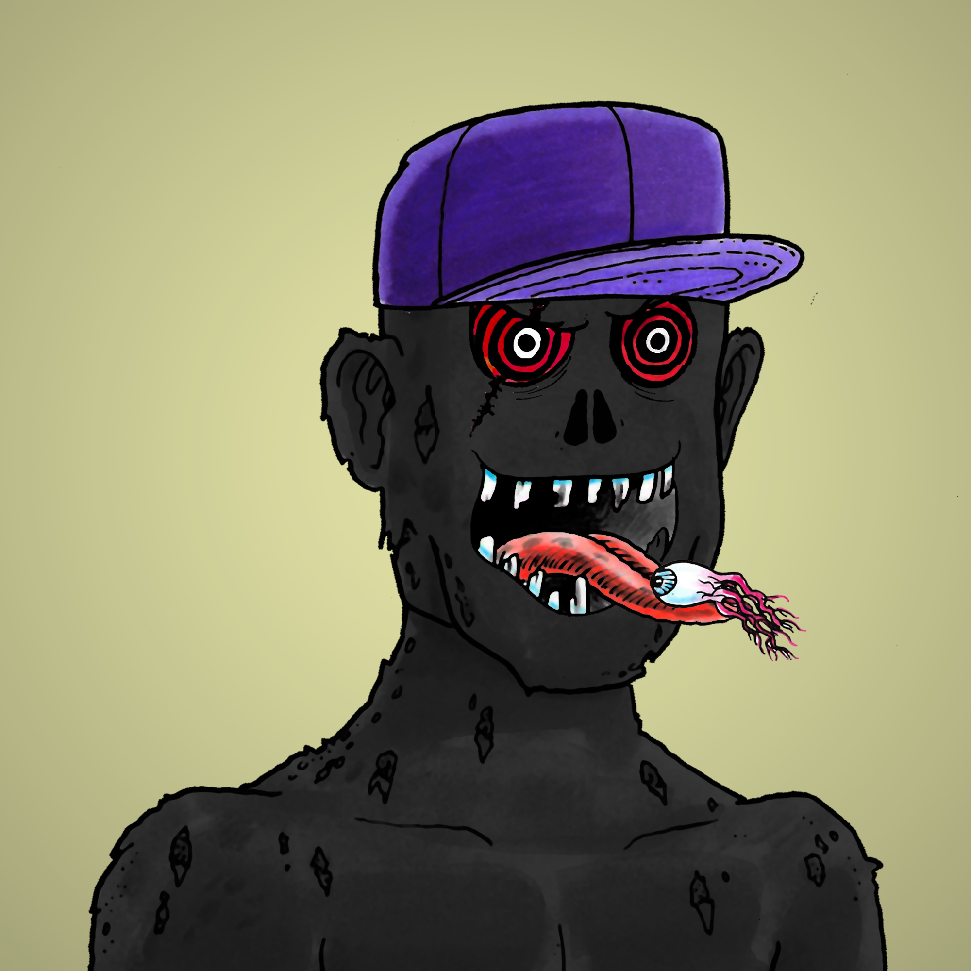 George Trosley - Jungle Freaks - Jungle Freak 5342 - NFT # 5342