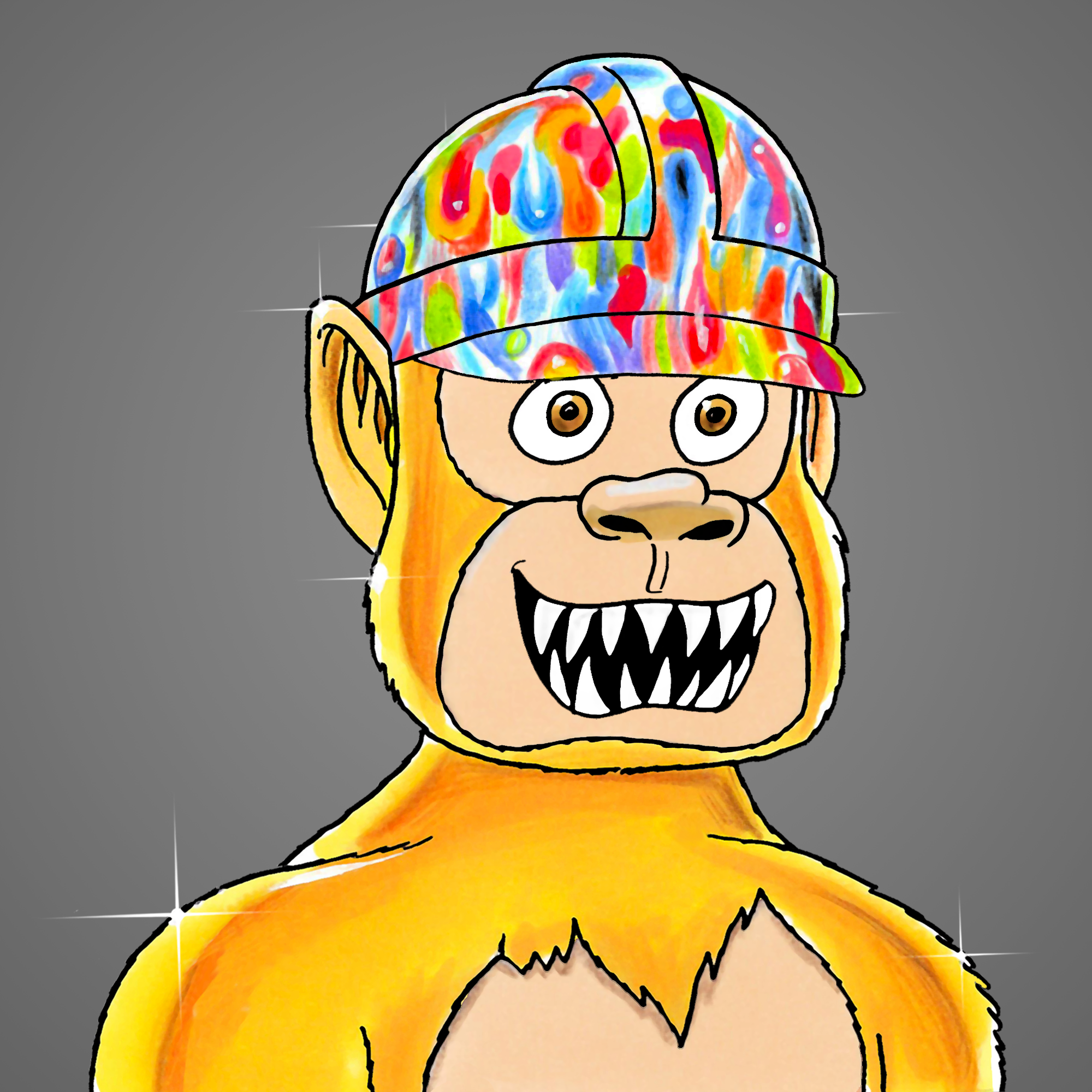 George Trosley - Jungle Freaks - Jungle Freak 5343 - NFT # 5343