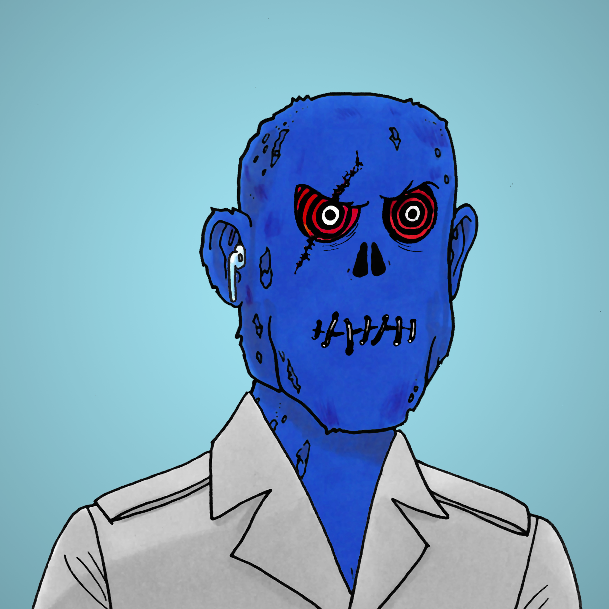 George Trosley - Jungle Freaks - Jungle Freak 5346 - NFT # 5346