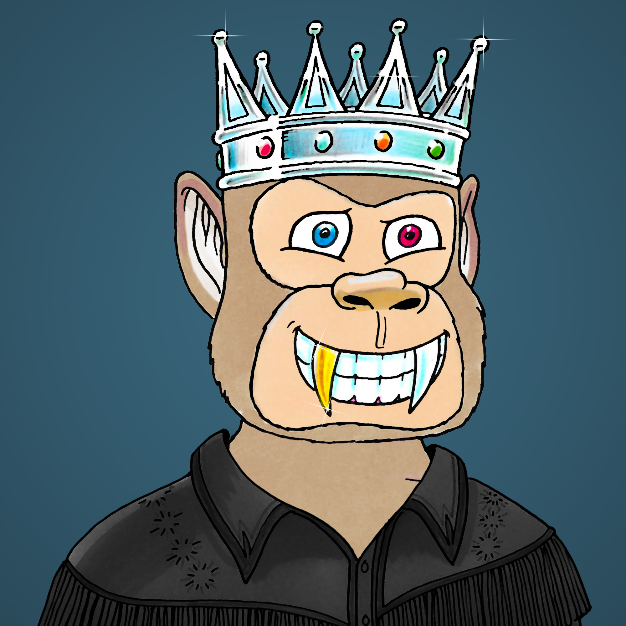 George Trosley - Jungle Freaks - Jungle Freak 5347 - NFT # 5347