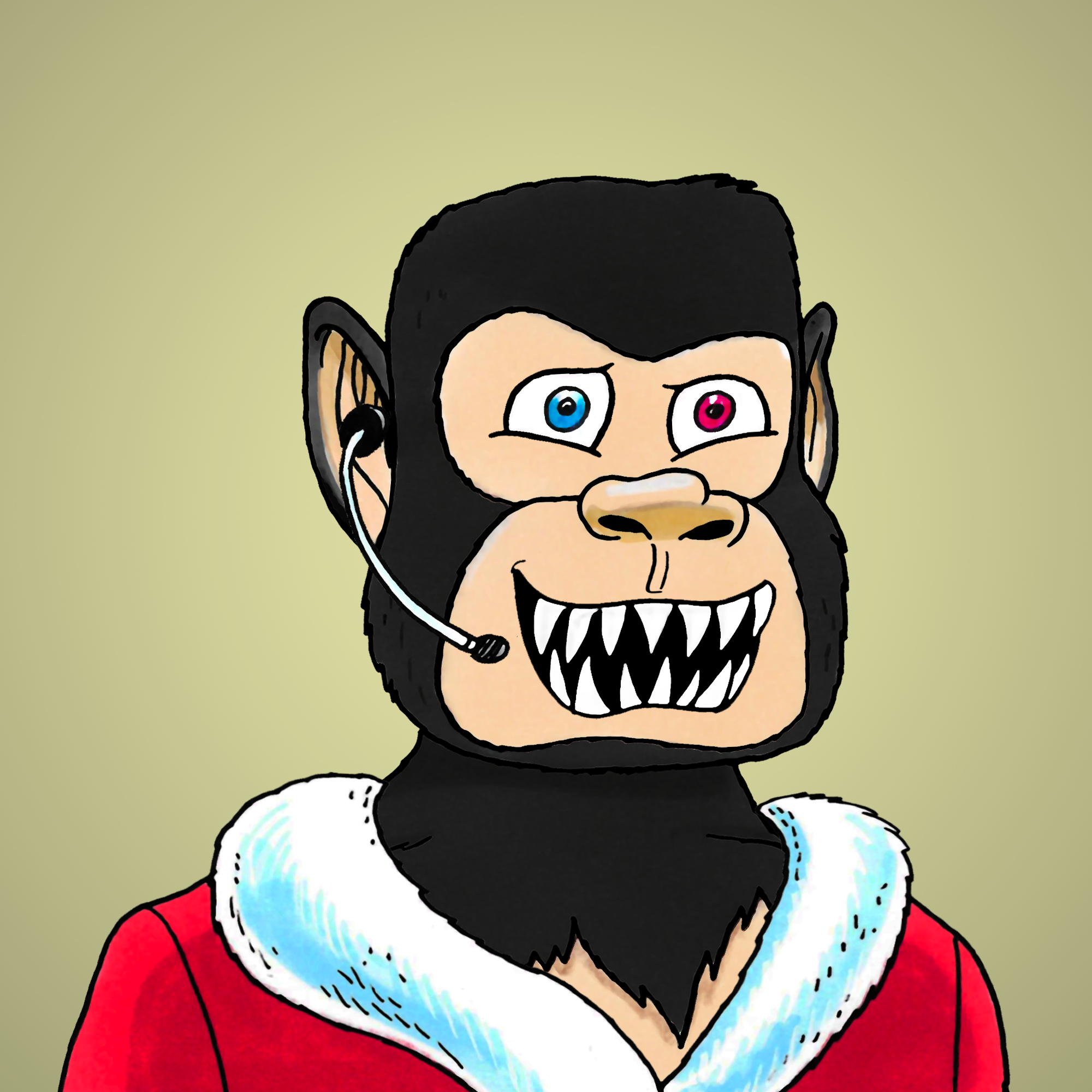 George Trosley - Jungle Freaks - Jungle Freak 535 - NFT # 535