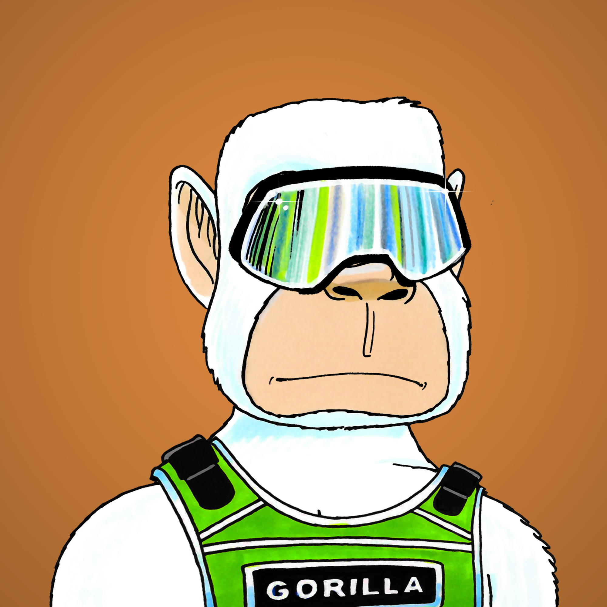 George Trosley - Jungle Freaks - Jungle Freak 5355 - NFT # 5355