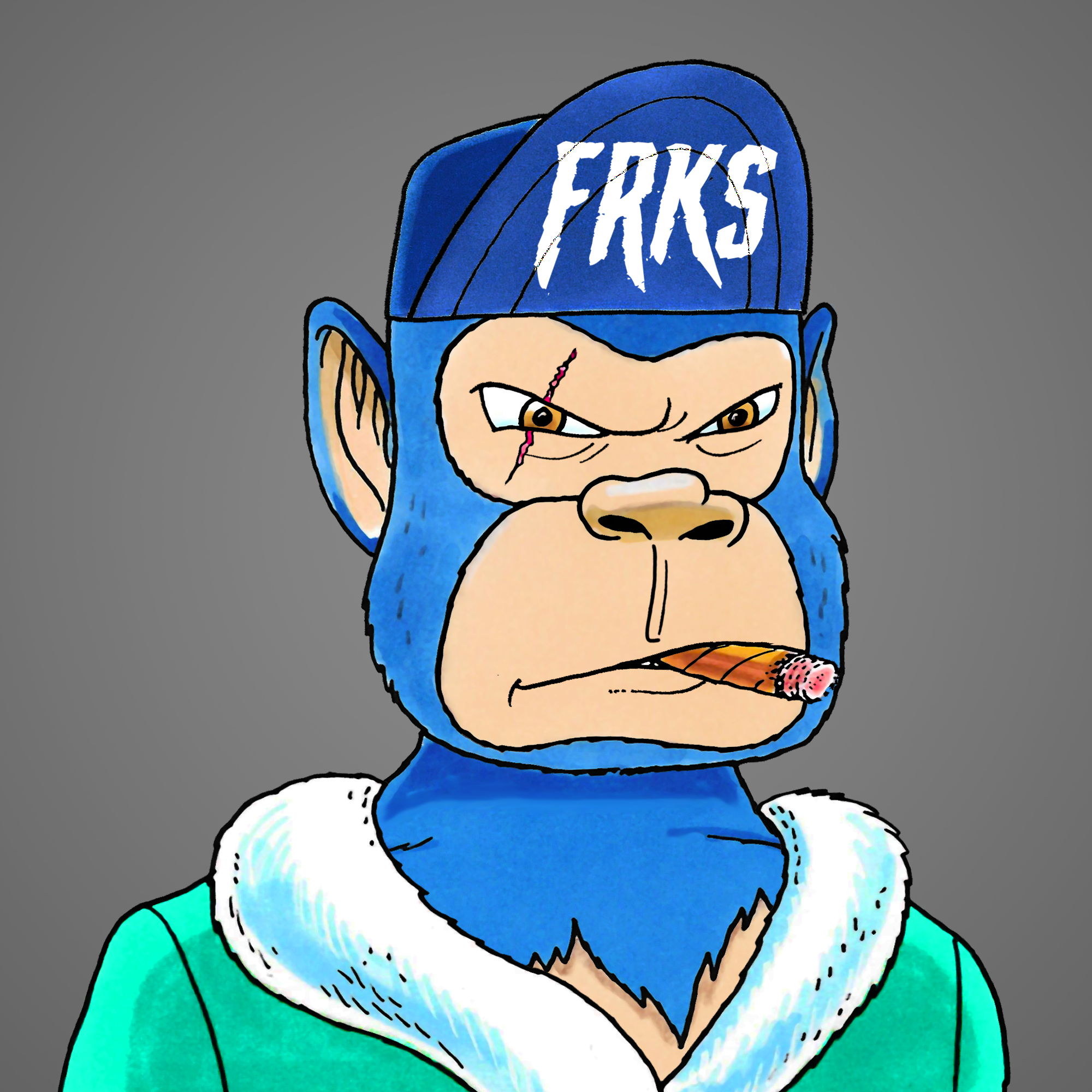 George Trosley - Jungle Freaks - Jungle Freak 5356 - NFT # 5356